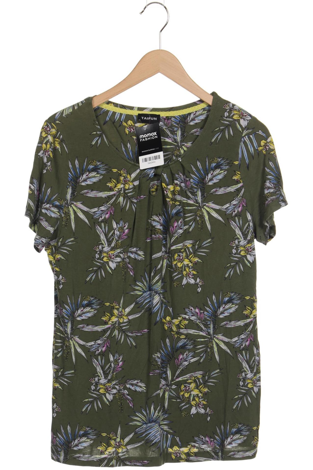 

Taifun Damen T-Shirt, grün, Gr. 44
