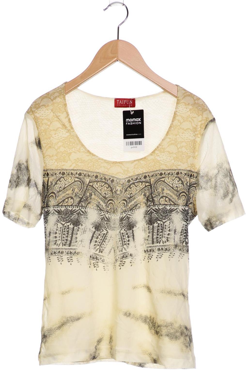 

Taifun Damen T-Shirt, cremeweiß, Gr. 40