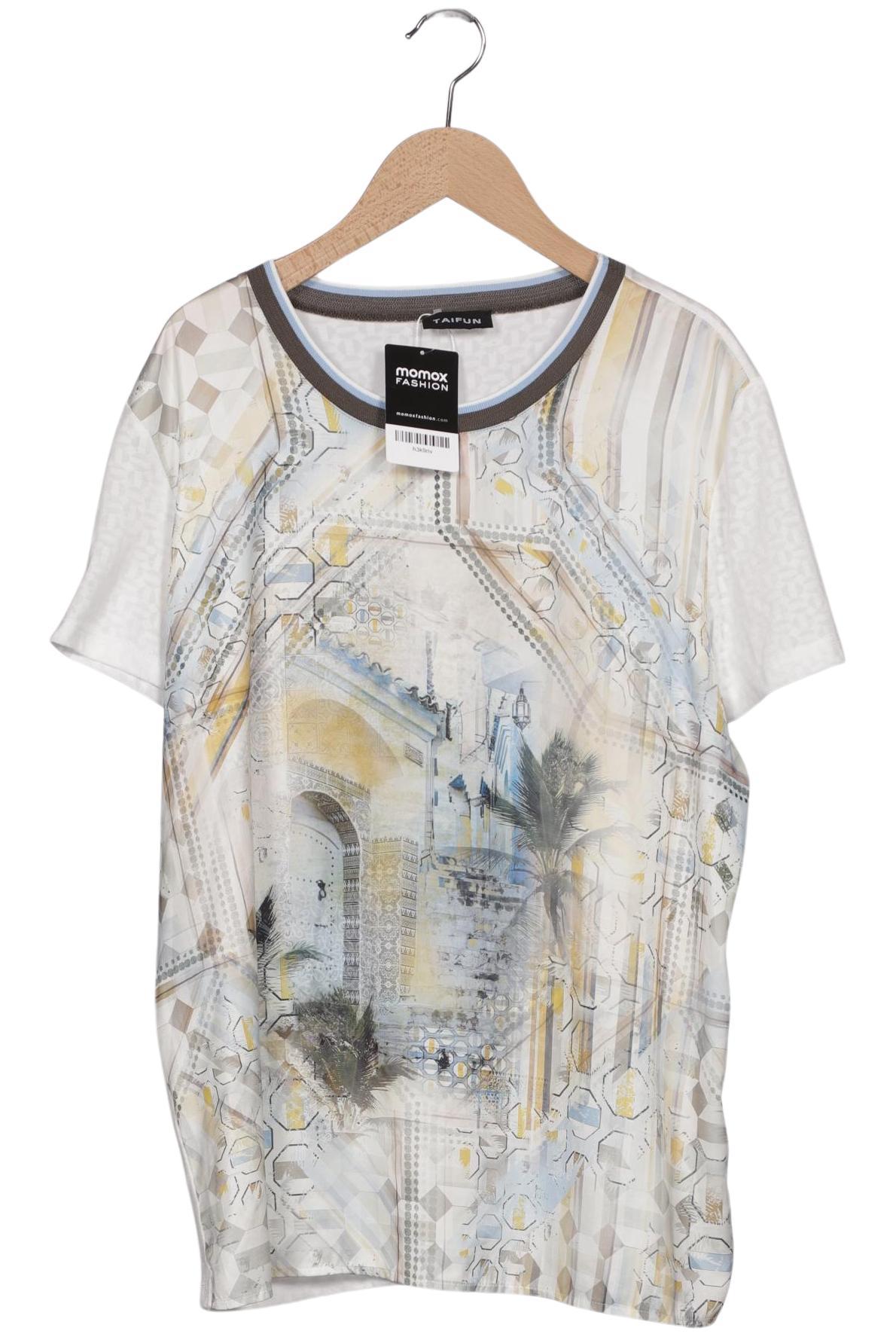 

Taifun Damen T-Shirt, weiß, Gr. 42