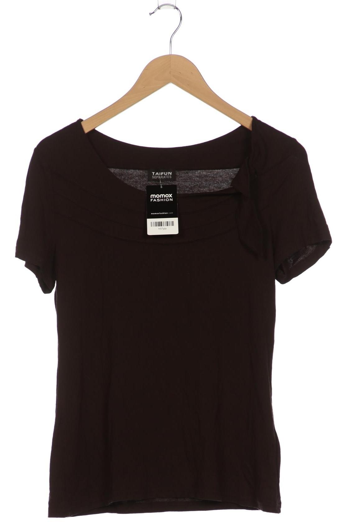 

Taifun Damen T-Shirt, braun, Gr. 40
