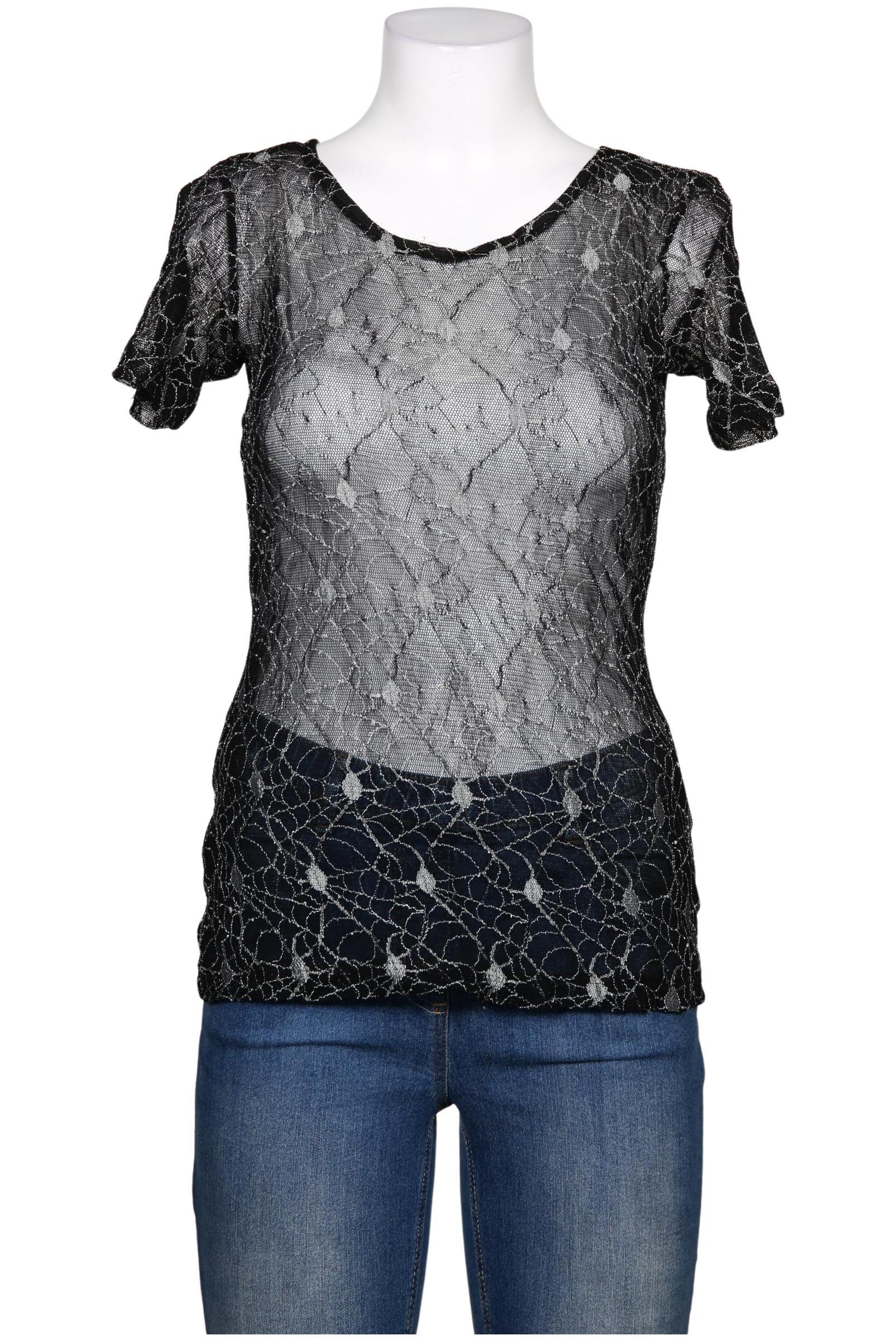 

Taifun Damen T-Shirt, schwarz, Gr. 38