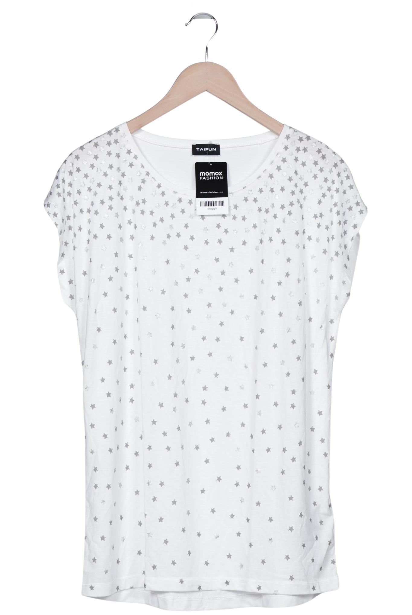 

Taifun Damen T-Shirt, weiß, Gr. 42