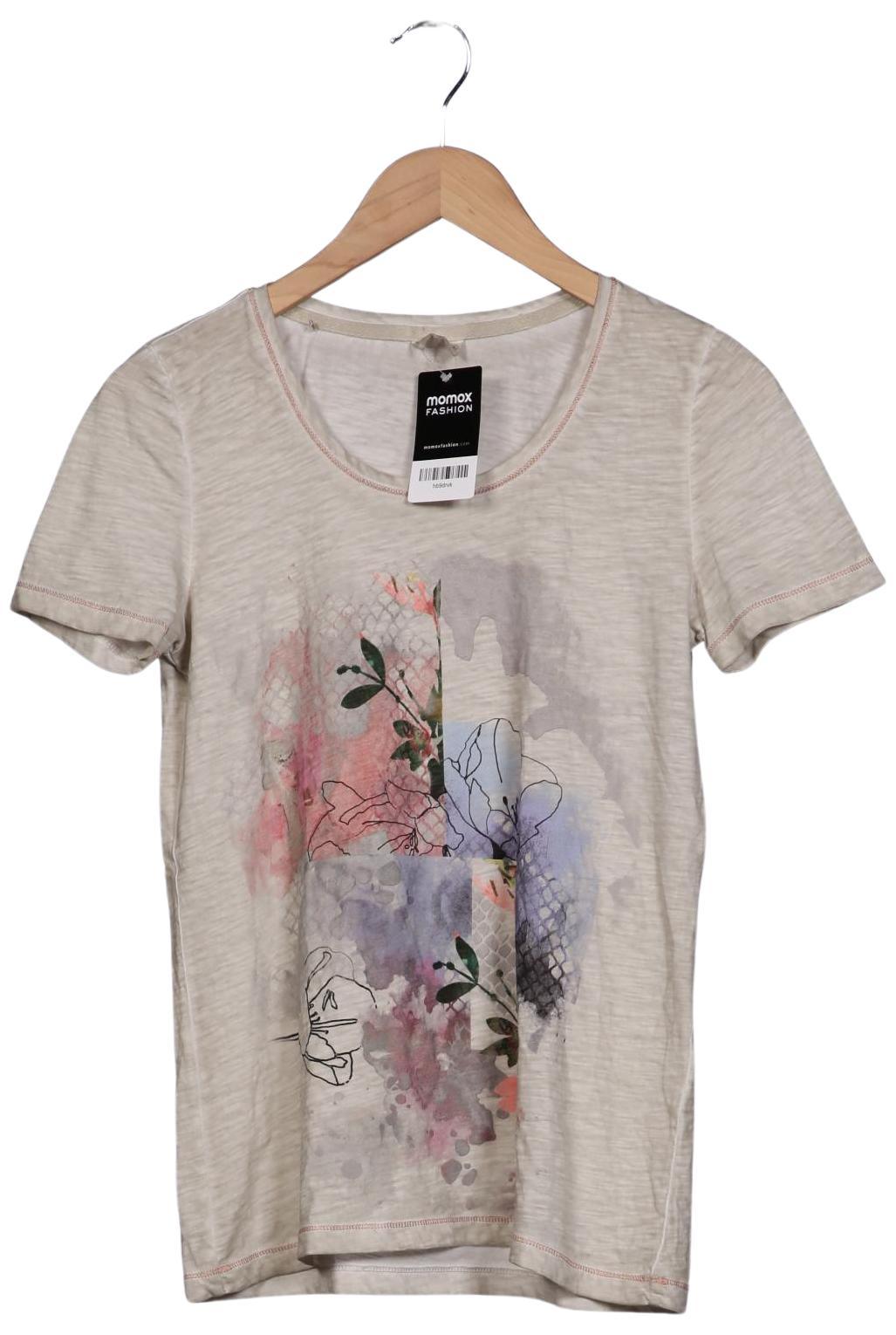 

Taifun Damen T-Shirt, beige, Gr. 36