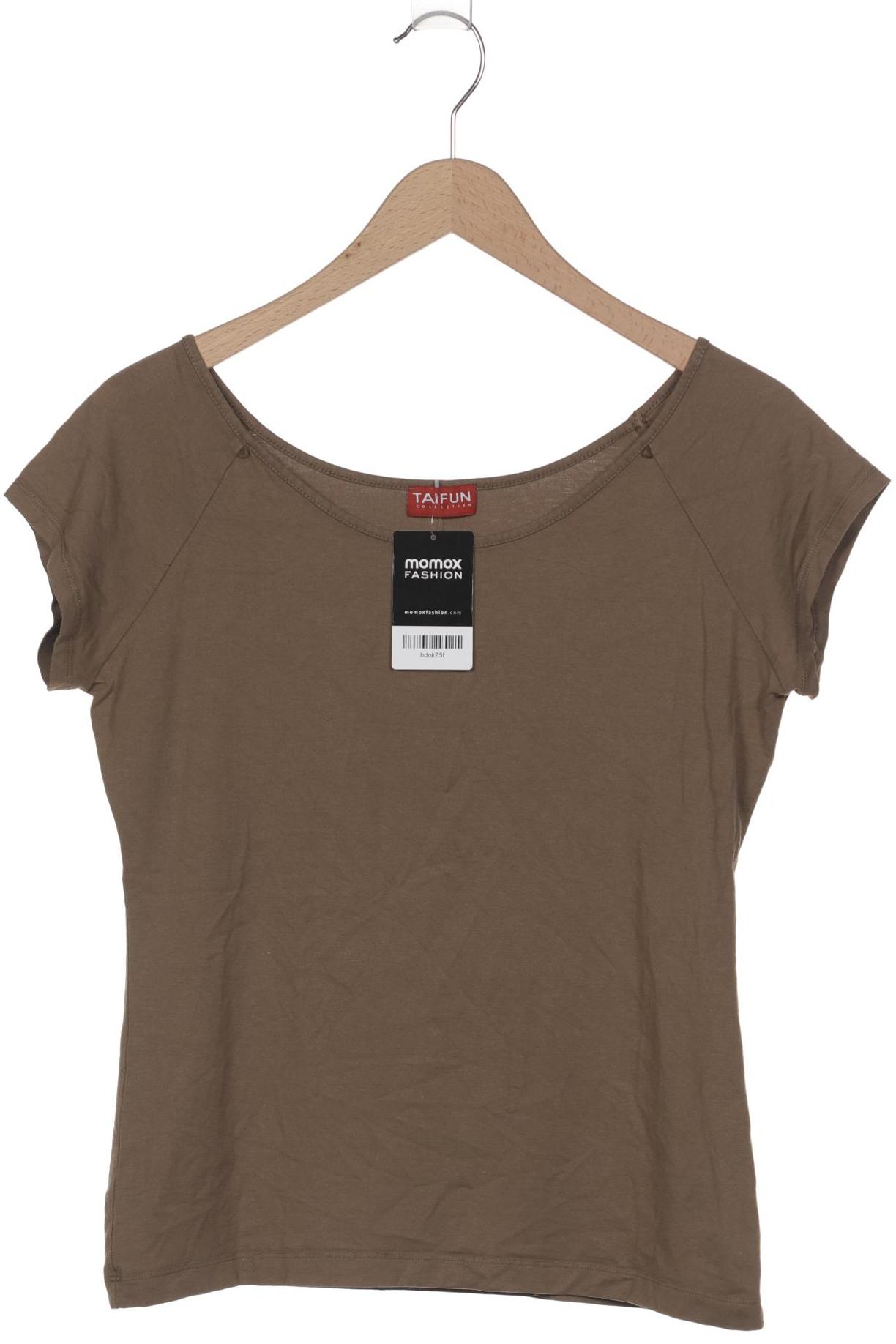 

Taifun Damen T-Shirt, braun, Gr. 40