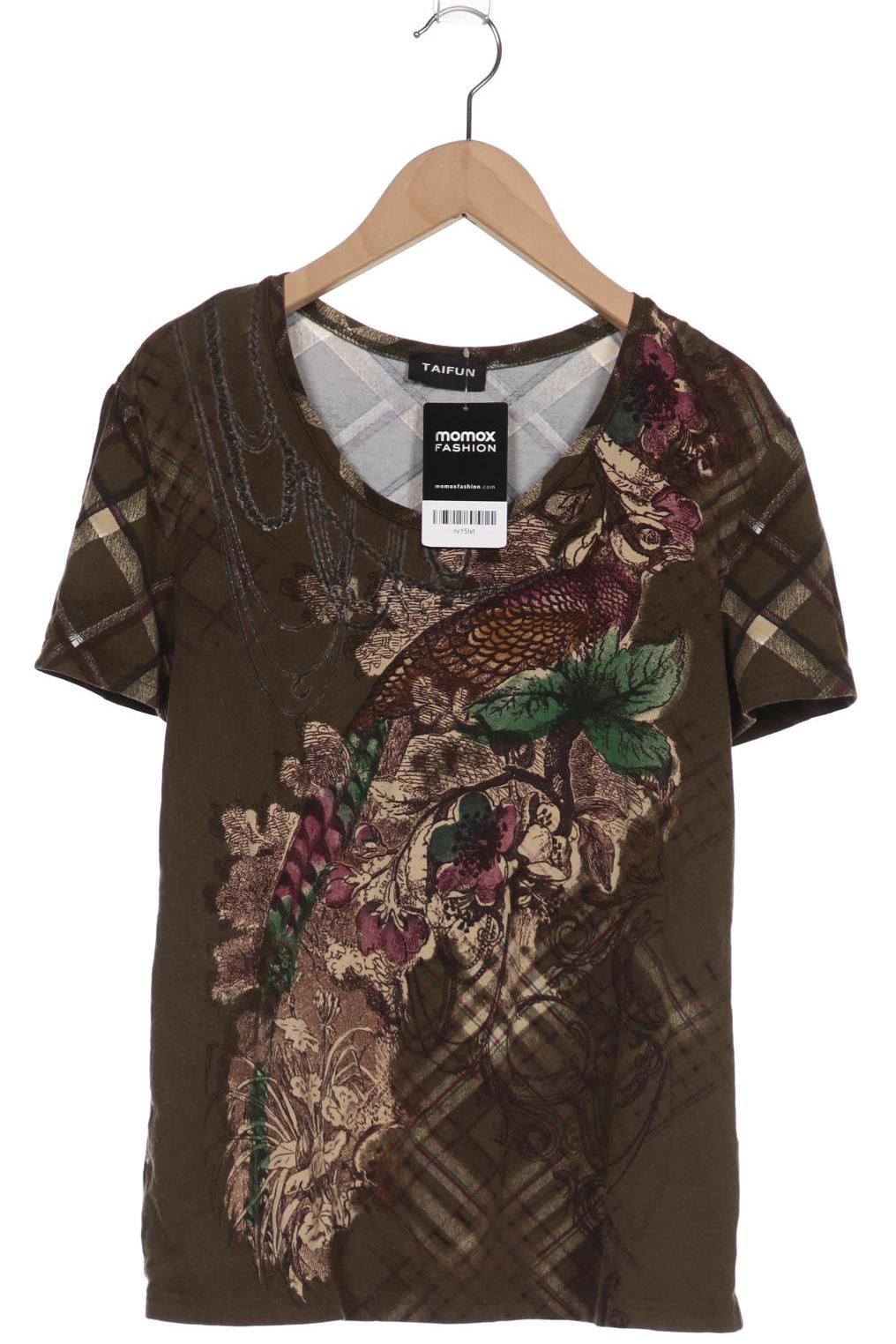 

Taifun Damen T-Shirt, grün, Gr. 40