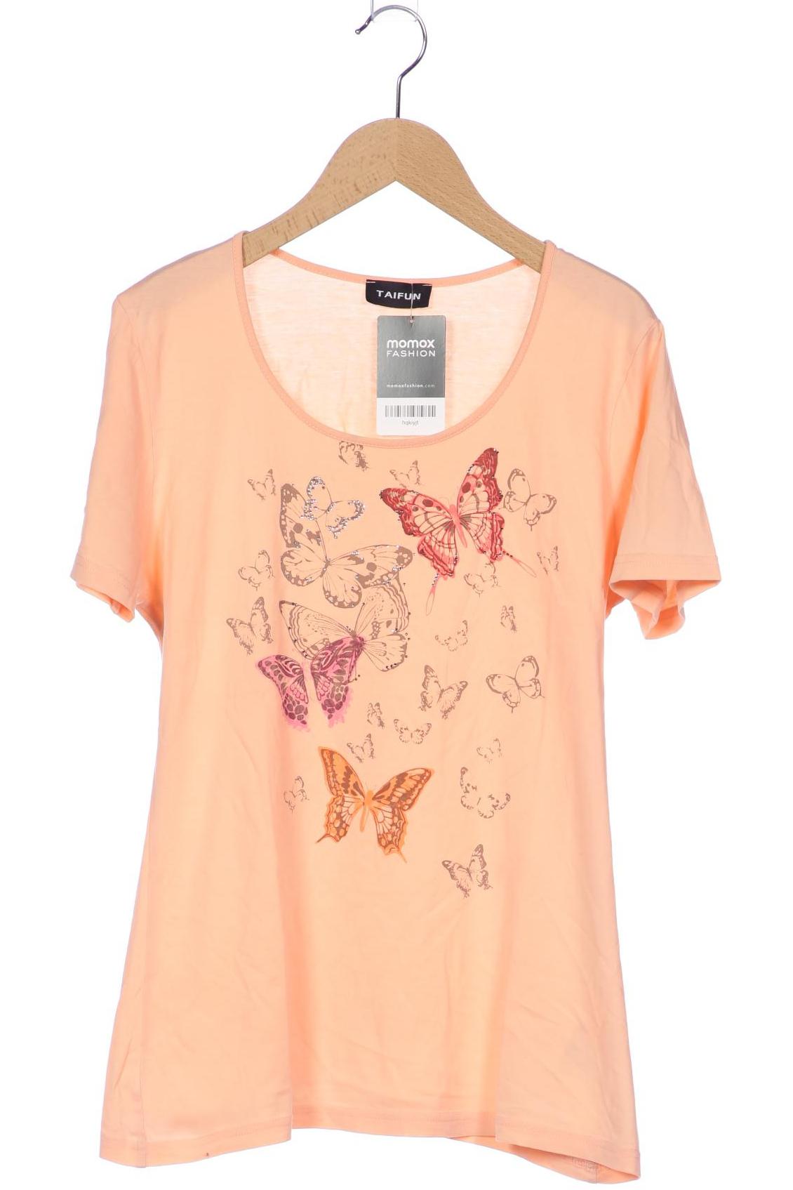 

Taifun Damen T-Shirt, orange, Gr. 40