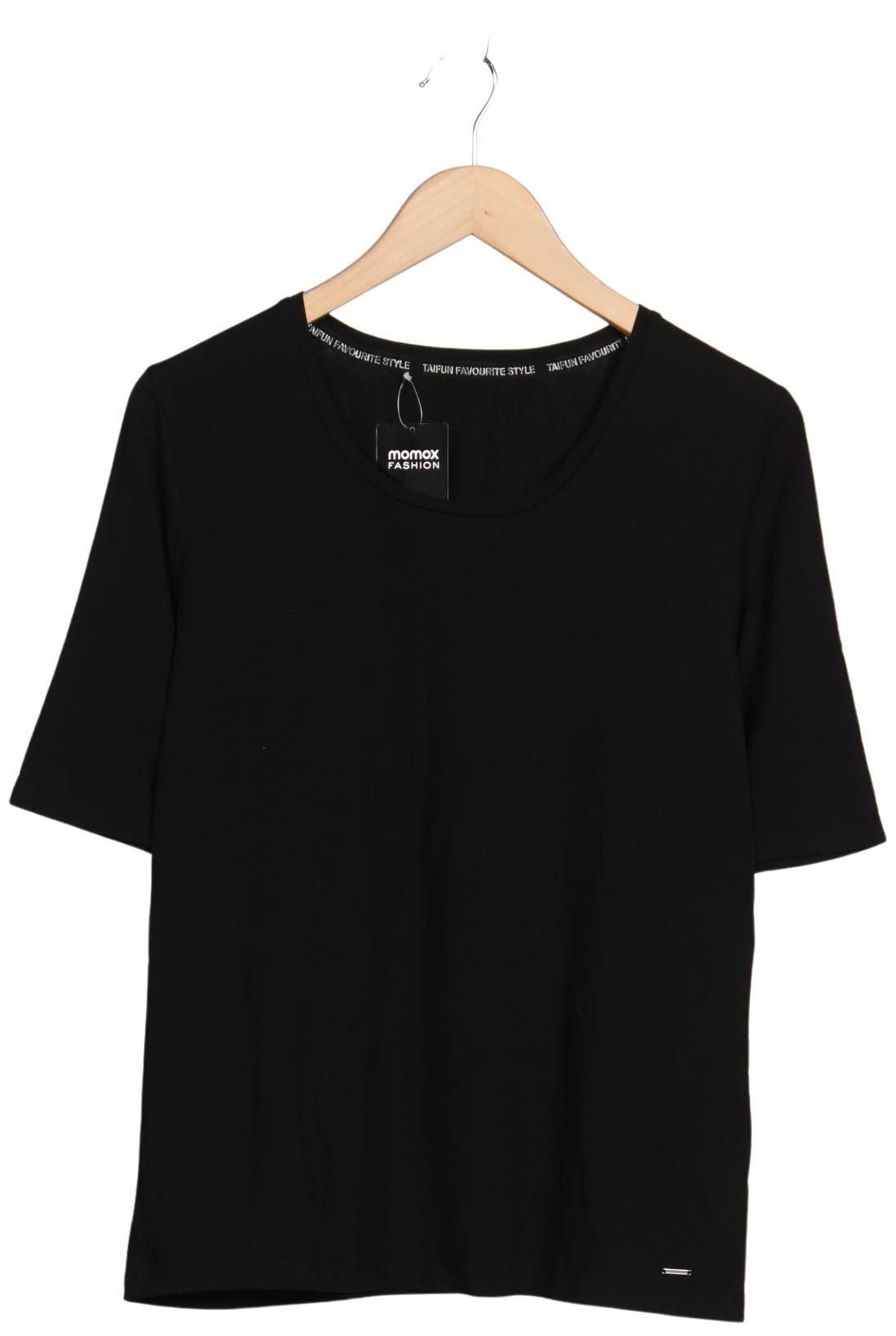 

Taifun Damen T-Shirt, schwarz, Gr. 42