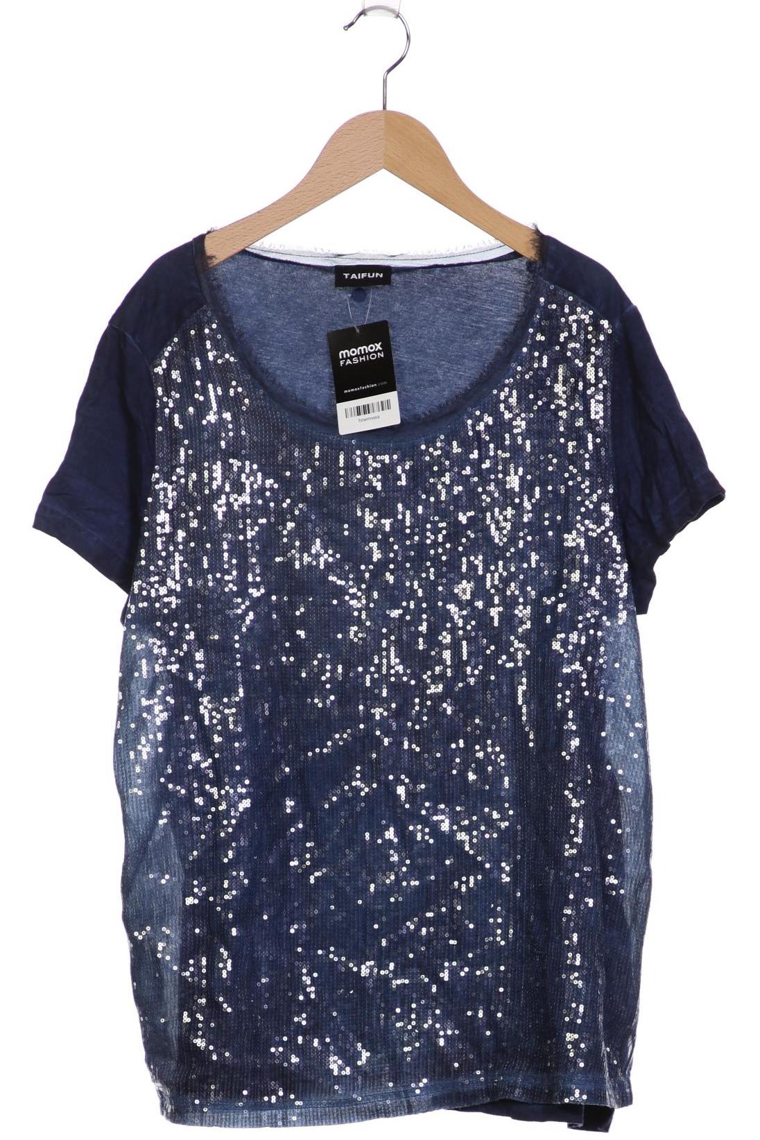 

Taifun Damen T-Shirt, blau, Gr. 42