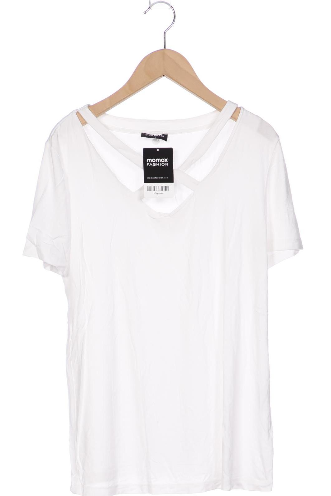 

Taifun Damen T-Shirt, weiß, Gr. 38