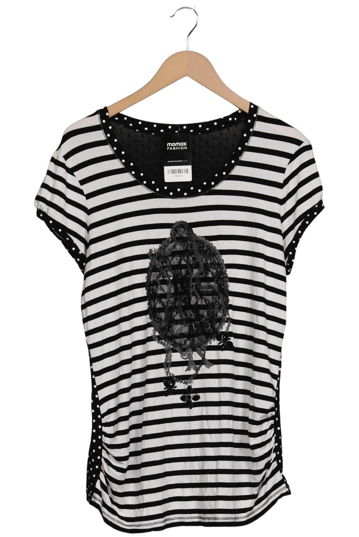 

Taifun Damen T-Shirt, schwarz, Gr. 42