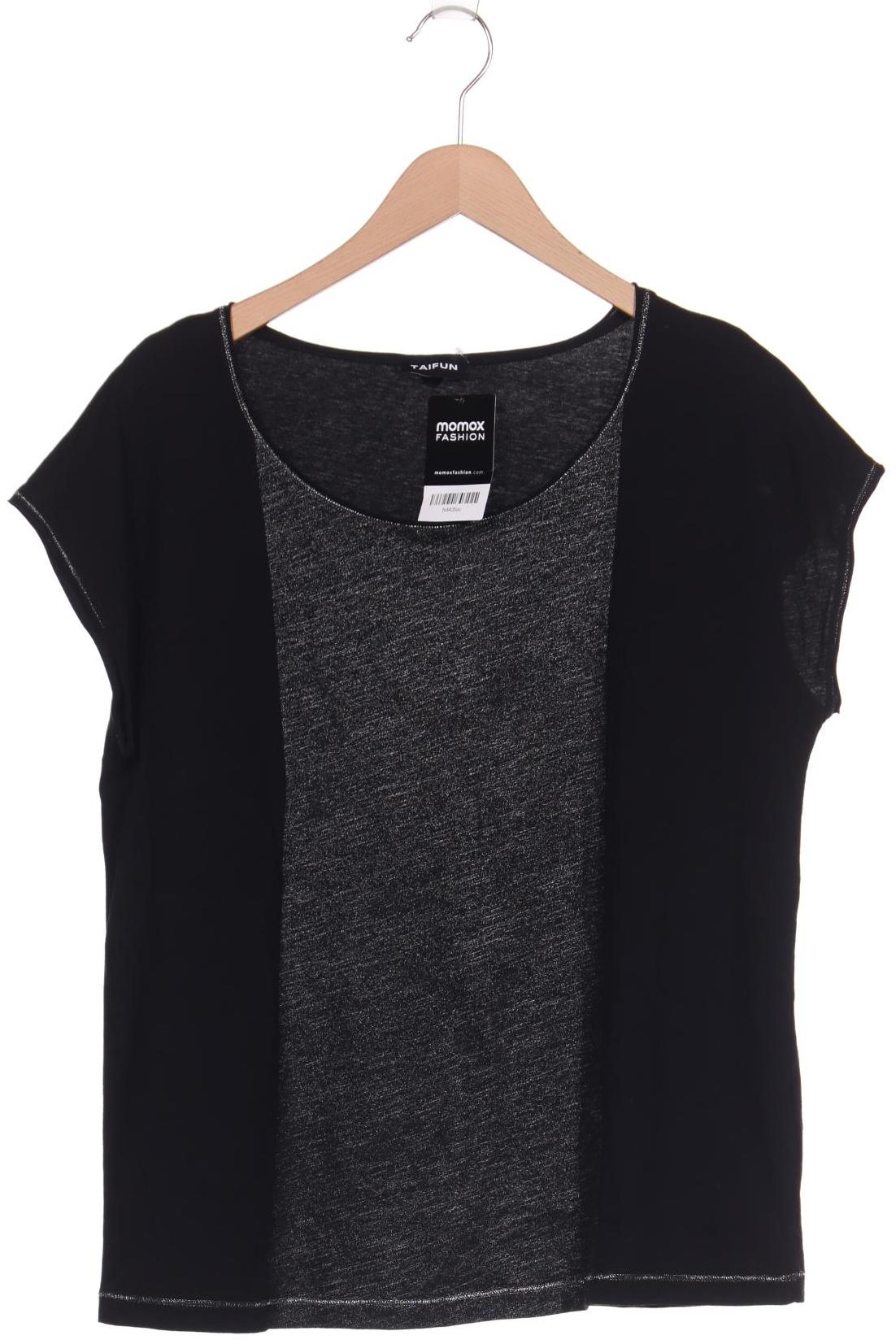 

Taifun Damen T-Shirt, schwarz, Gr. 42