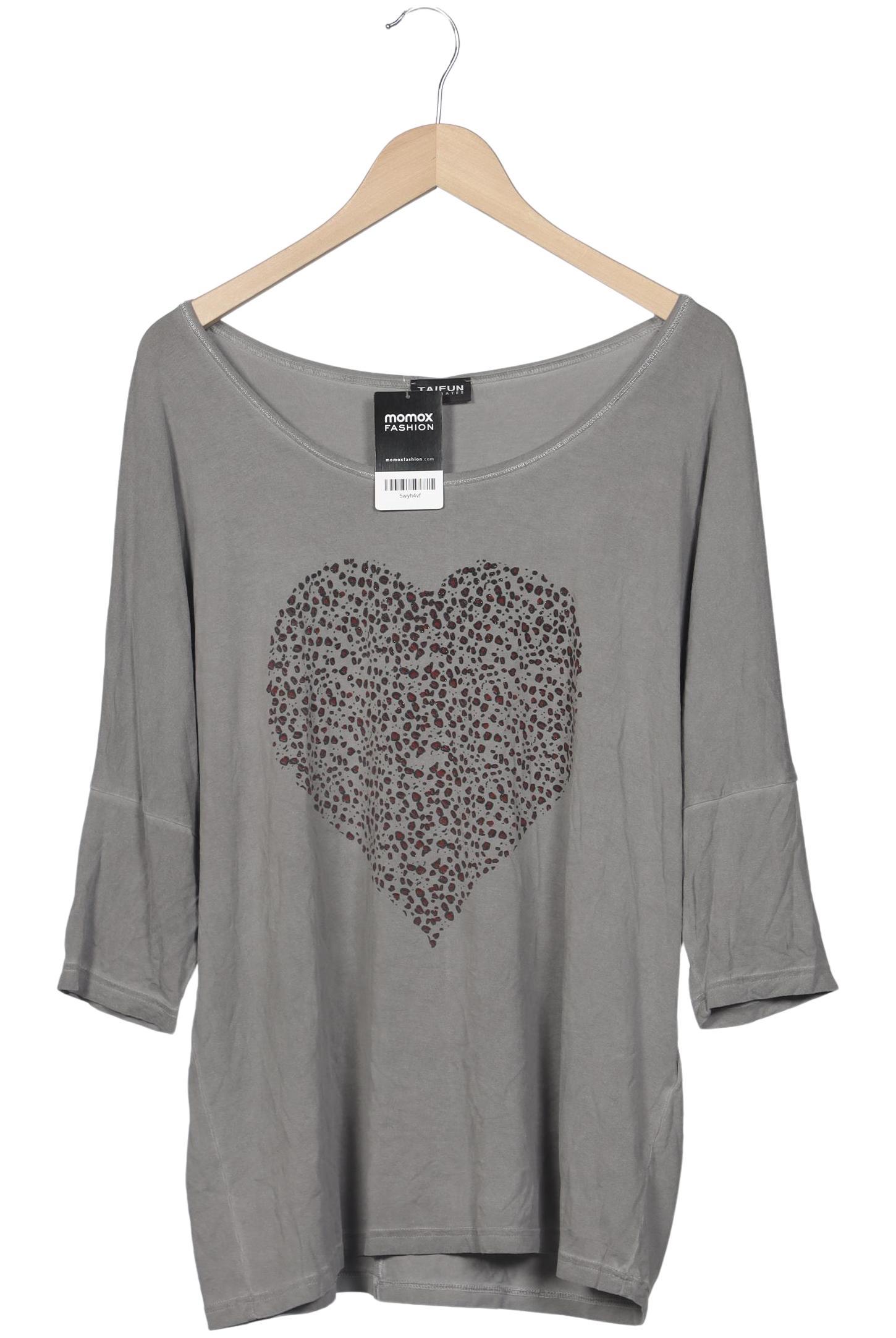

Taifun Damen T-Shirt, grau, Gr. 46