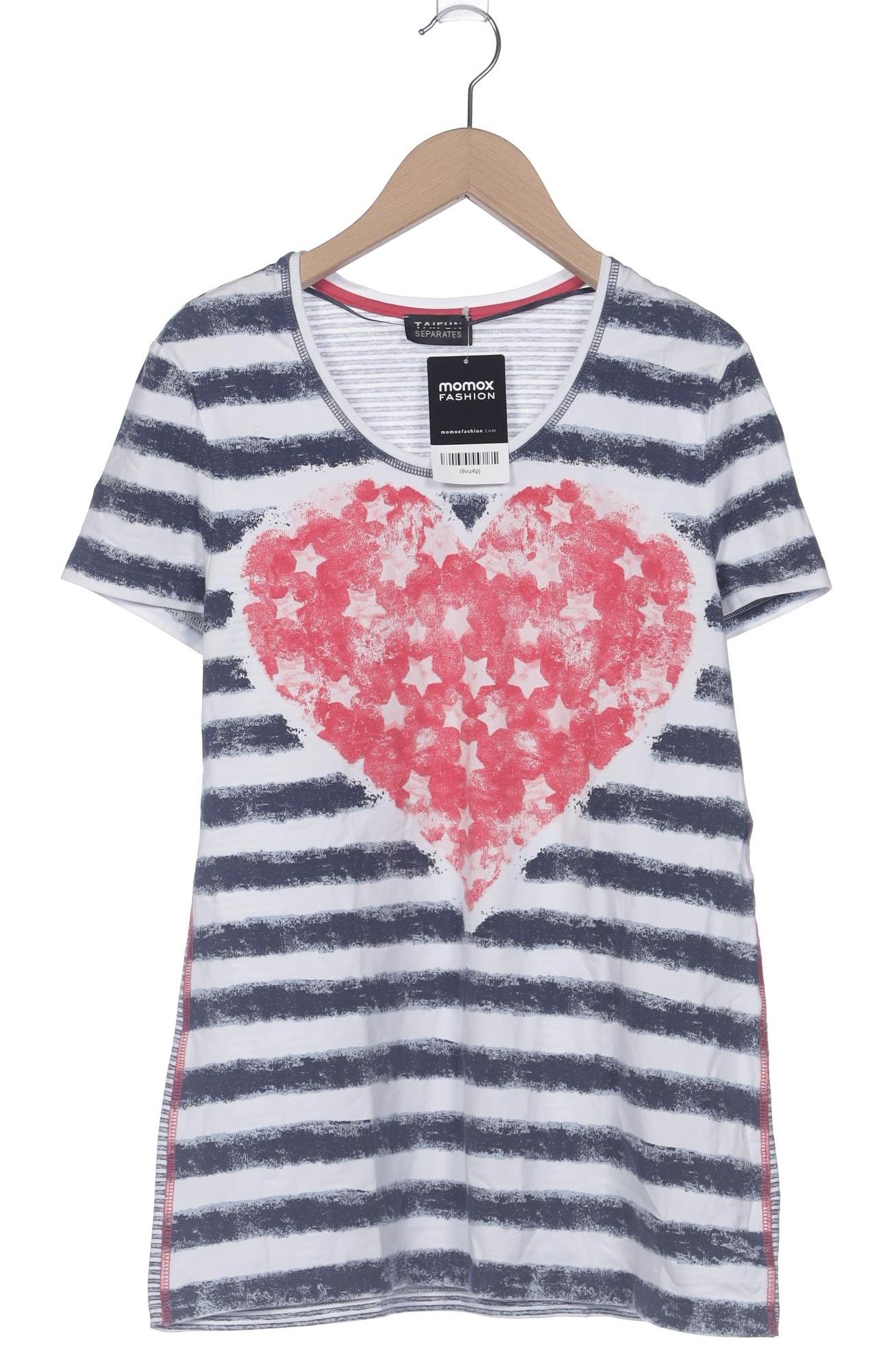 

Taifun Damen T-Shirt, weiß, Gr. 40