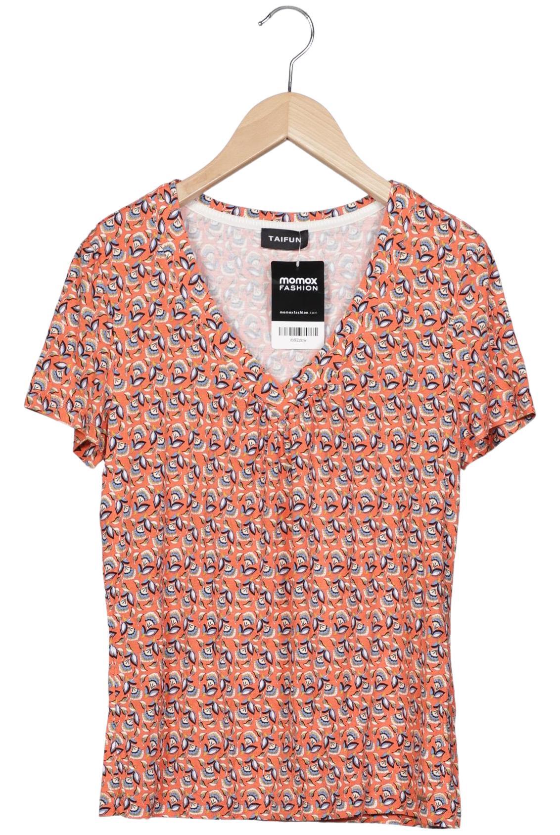 

Taifun Damen T-Shirt, orange, Gr. 36