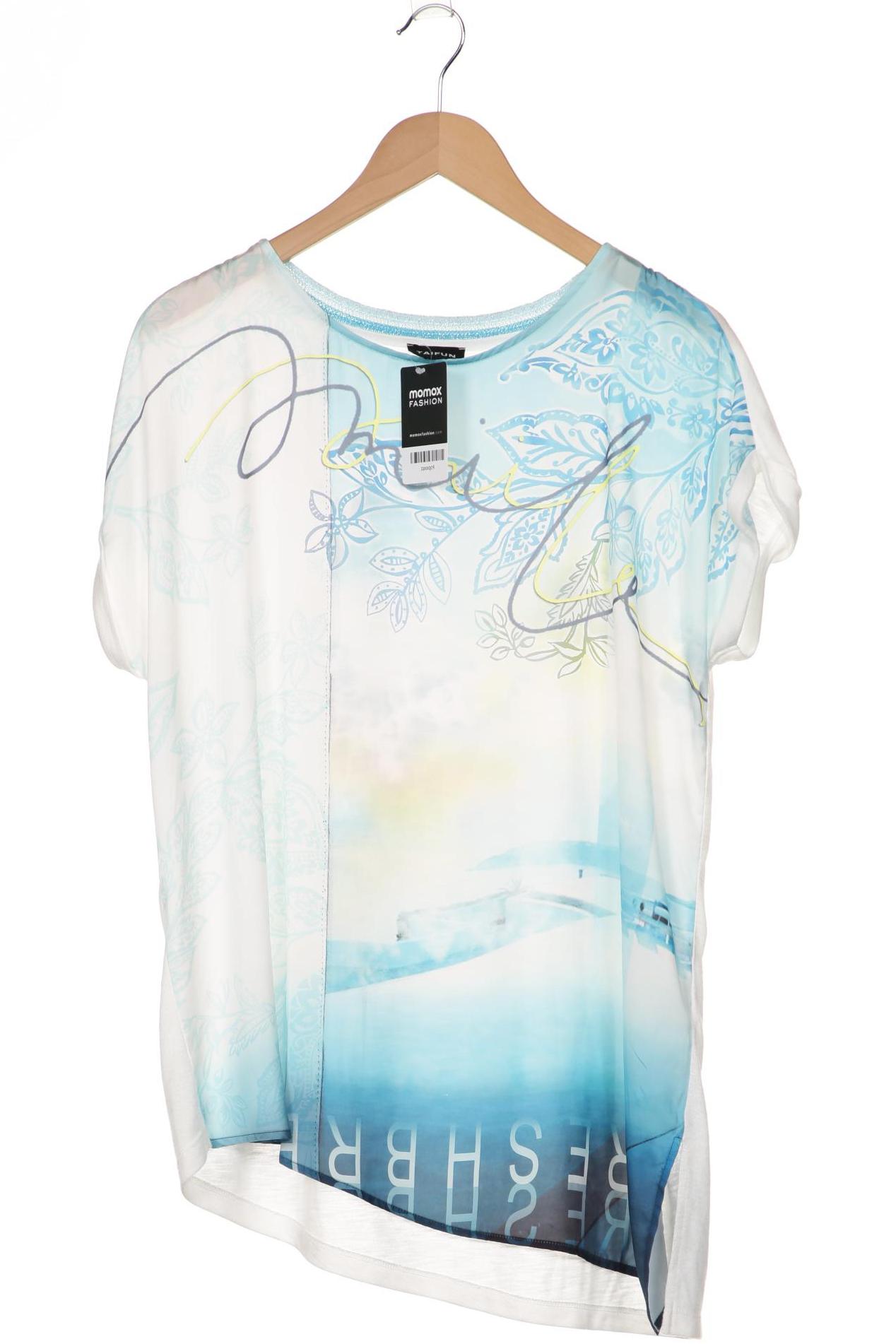 

TAIFUN Damen T-Shirt, weiß