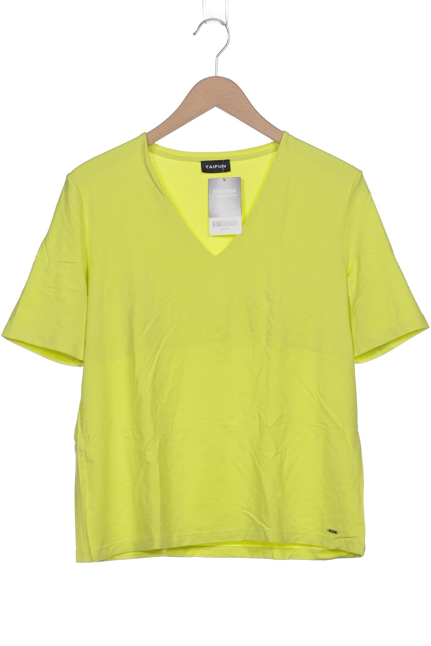 

Taifun Damen T-Shirt, gelb, Gr. 44