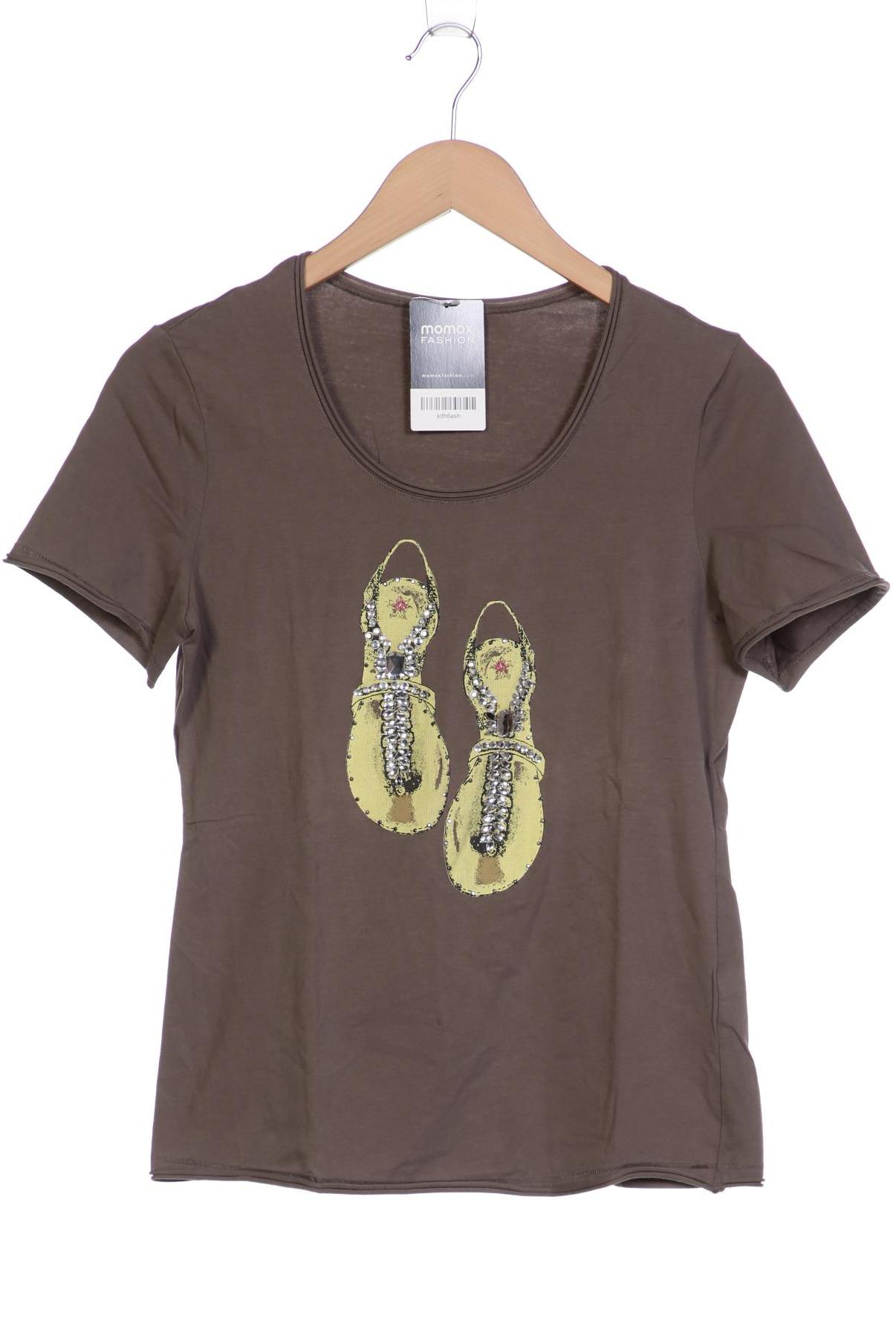 

Taifun Damen T-Shirt, braun, Gr. 40