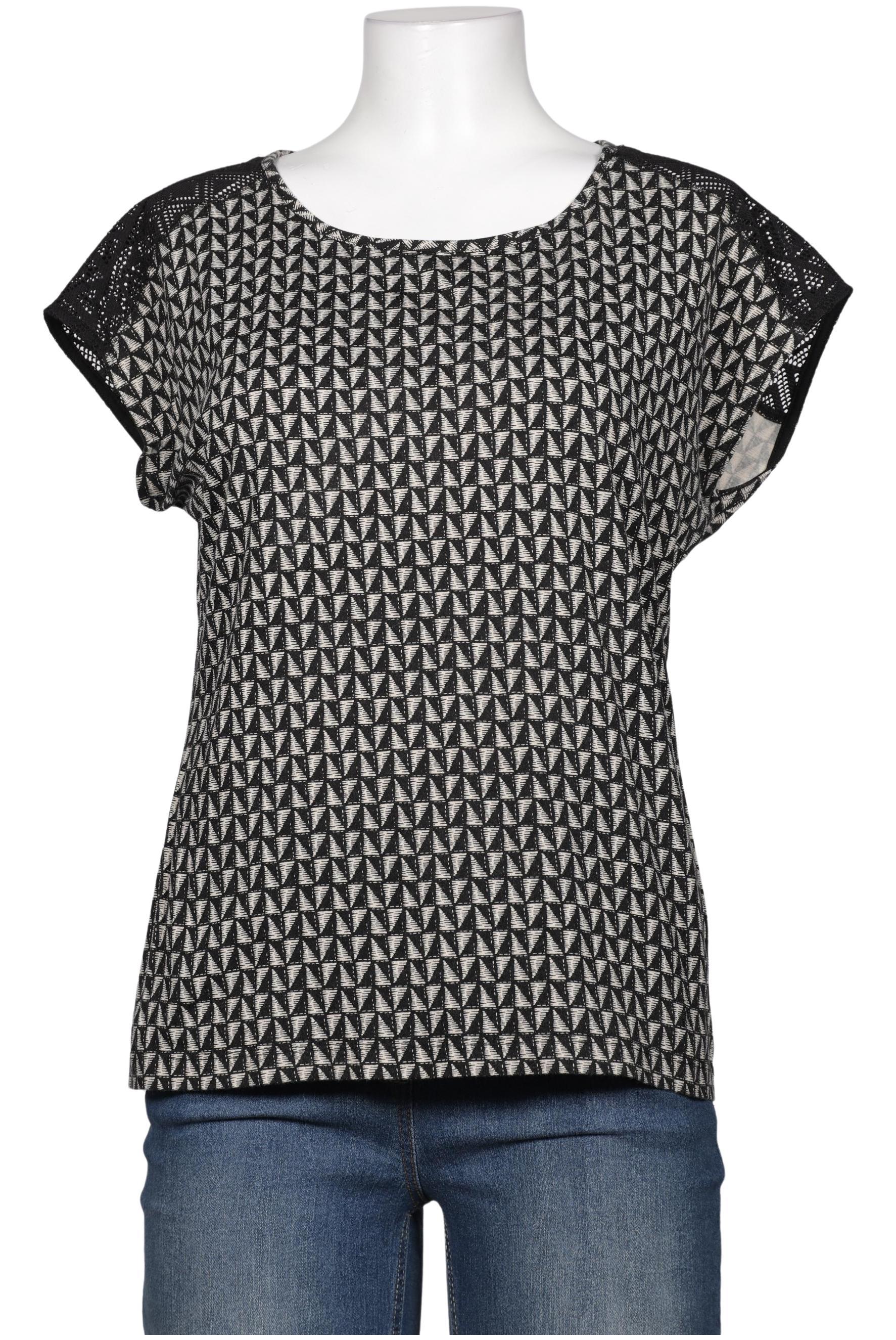 

Taifun Damen T-Shirt, schwarz, Gr. 38