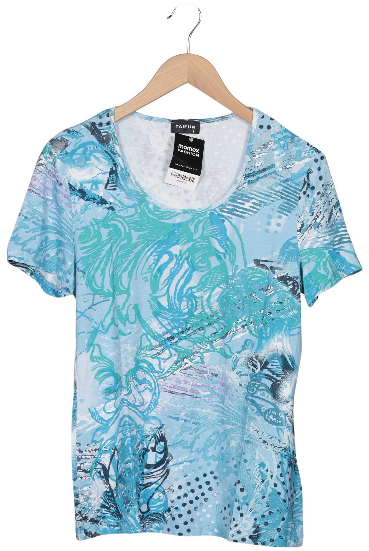 

Taifun Damen T-Shirt, blau, Gr. 40