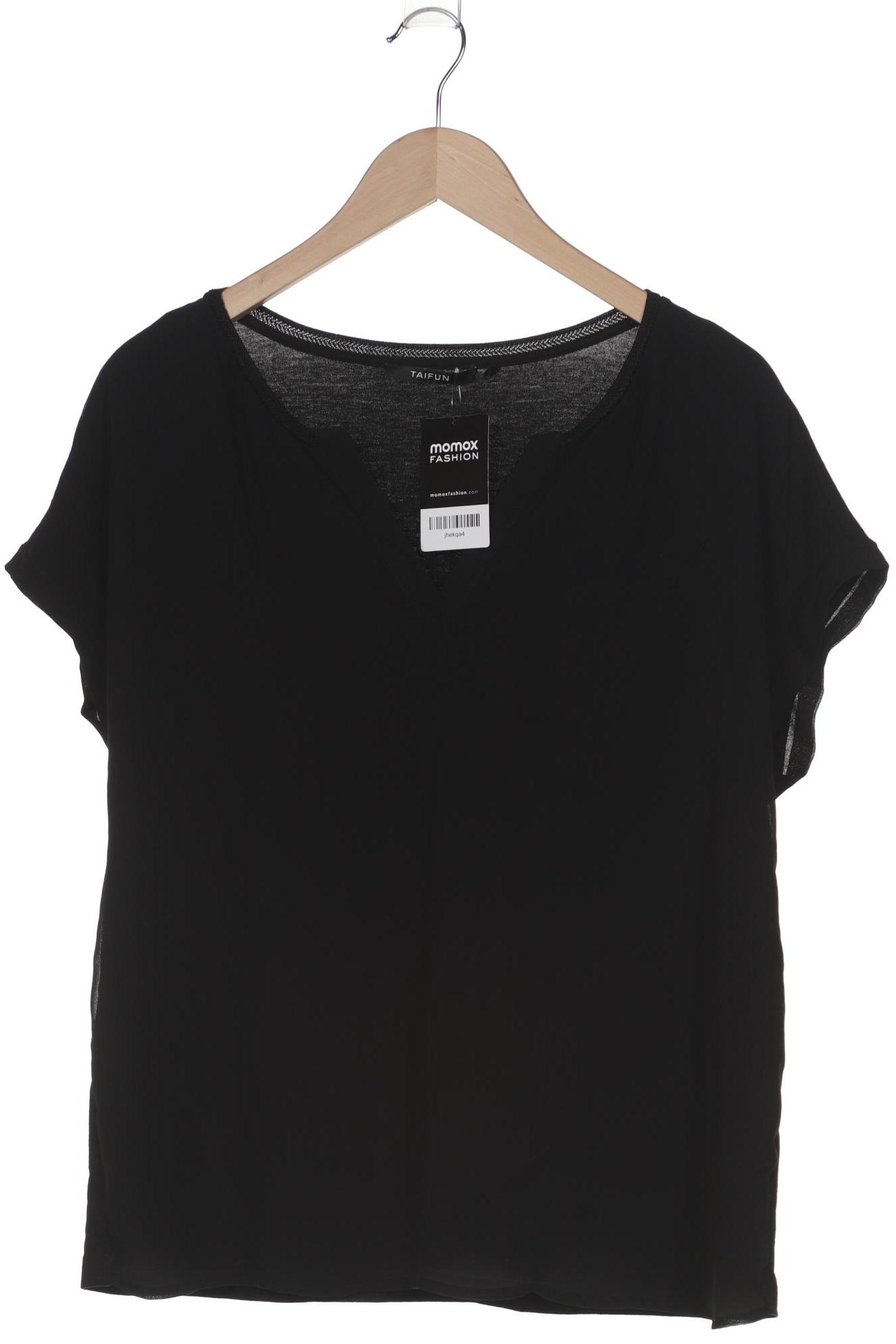 

Taifun Damen T-Shirt, schwarz, Gr. 44