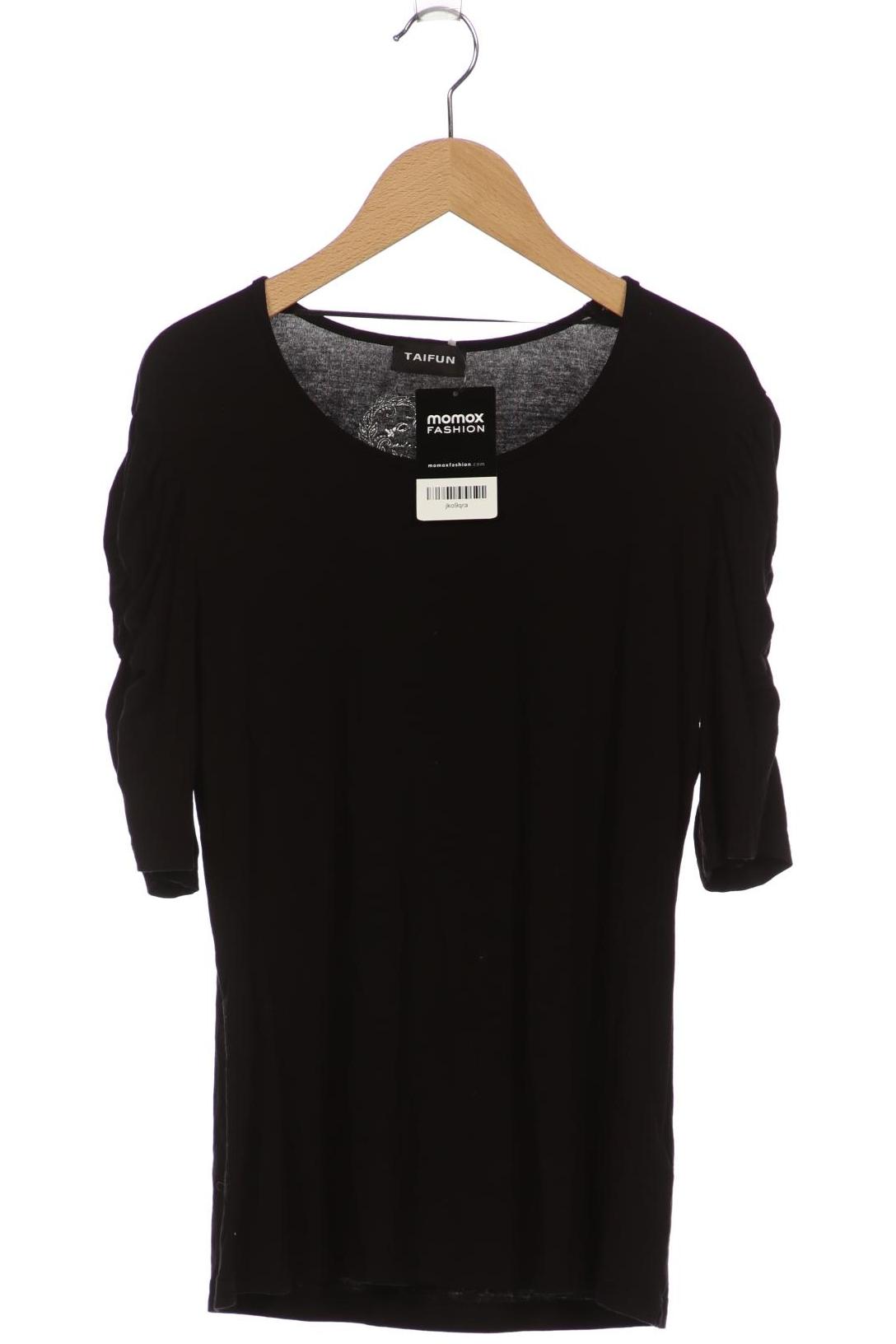 

Taifun Damen T-Shirt, schwarz, Gr. 40
