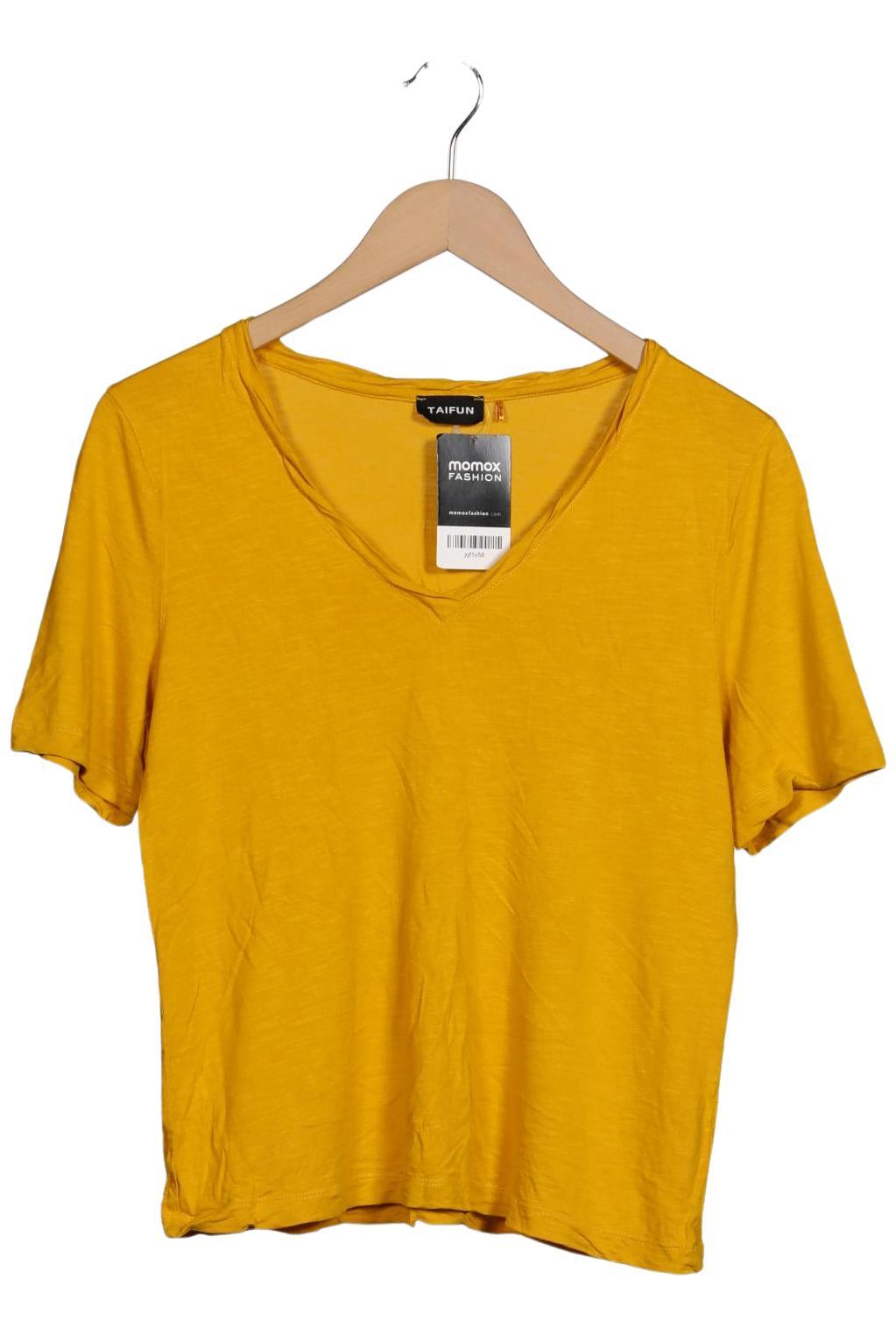 

Taifun Damen T-Shirt, gelb, Gr. 40