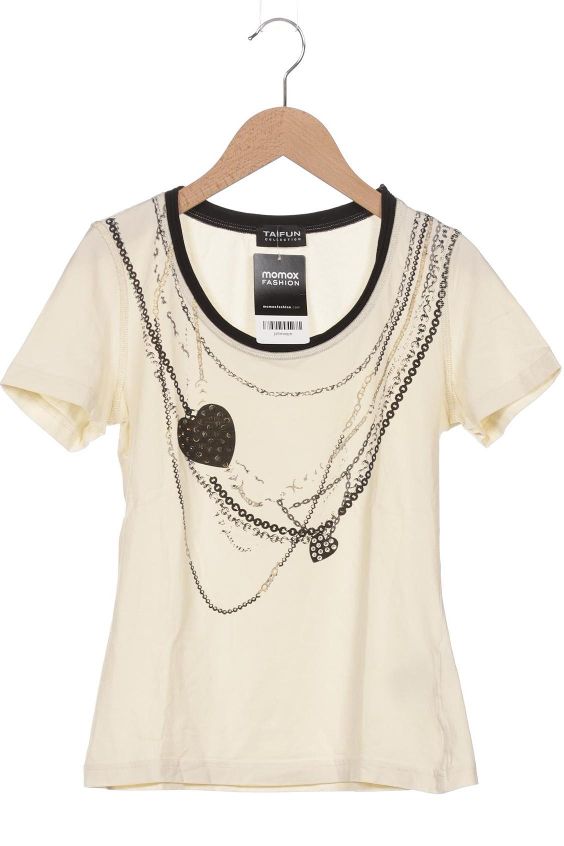 

Taifun Damen T-Shirt, cremeweiß, Gr. 36