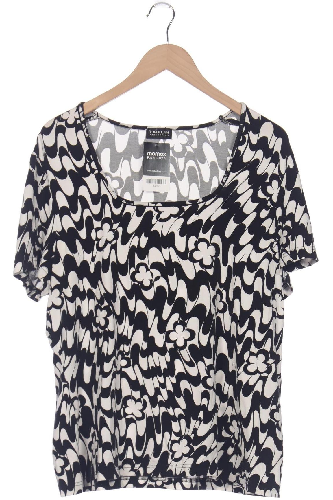 

Taifun Damen T-Shirt, schwarz, Gr. 48