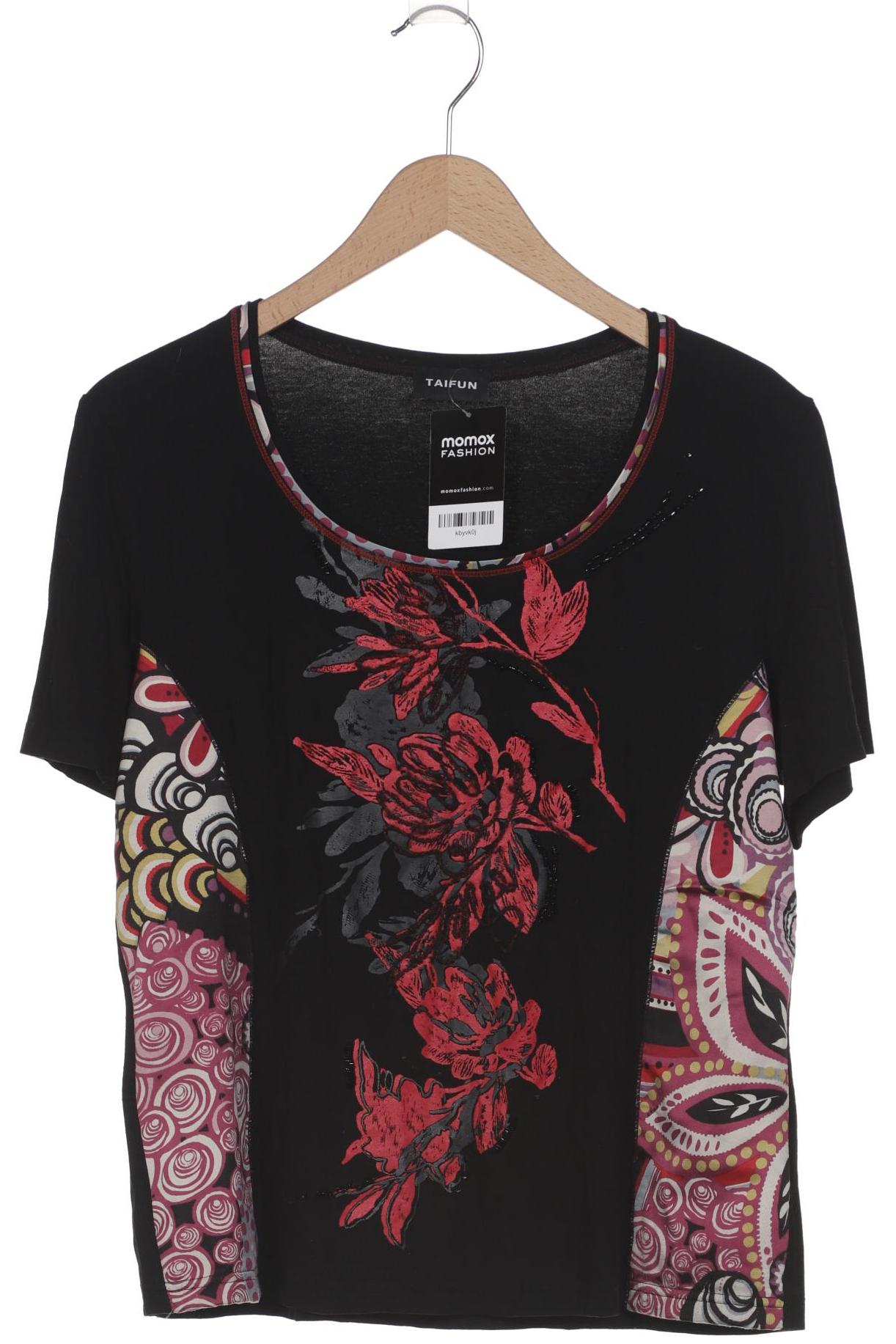 

Taifun Damen T-Shirt, schwarz, Gr. 44