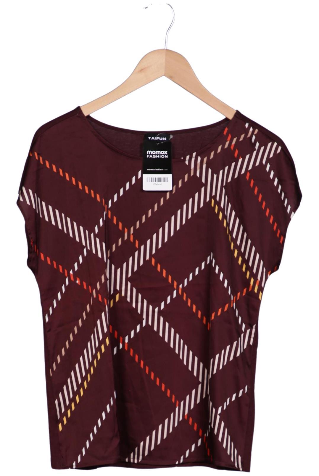 

Taifun Damen T-Shirt, bordeaux, Gr. 36