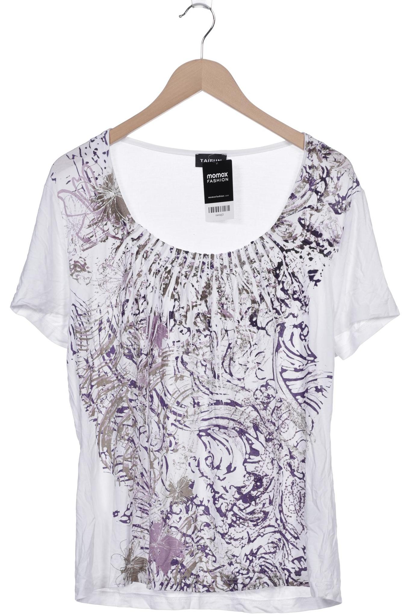 

Taifun Damen T-Shirt, weiß, Gr. 44