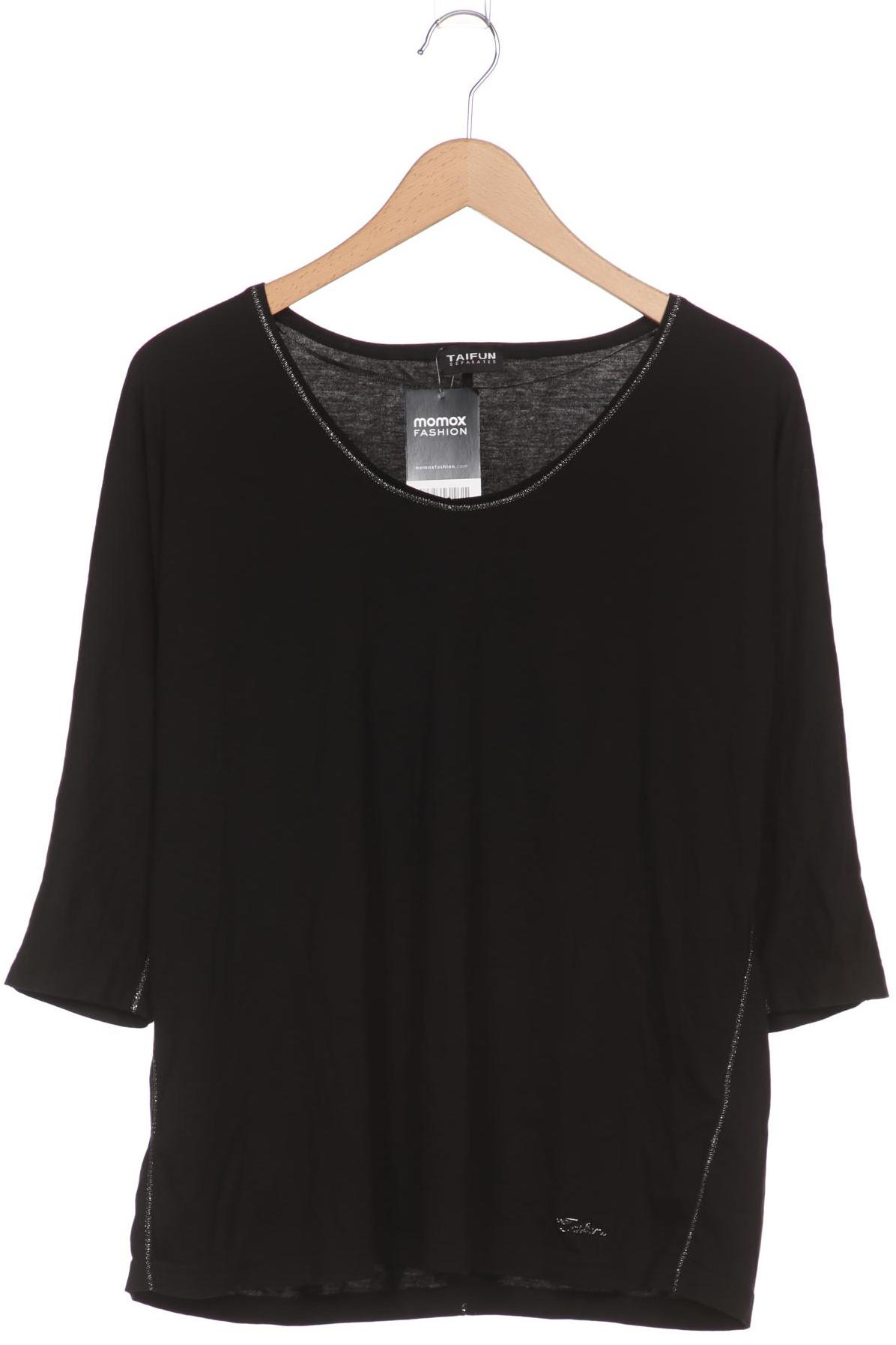 

Taifun Damen T-Shirt, schwarz, Gr. 44