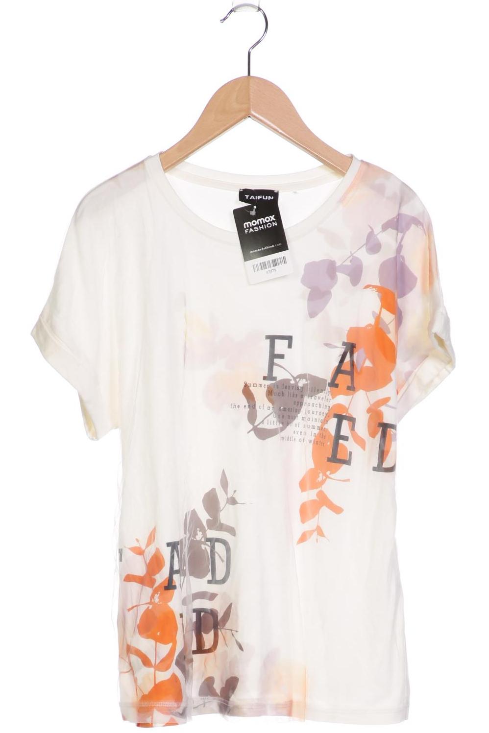 

Taifun Damen T-Shirt, weiß, Gr. 38