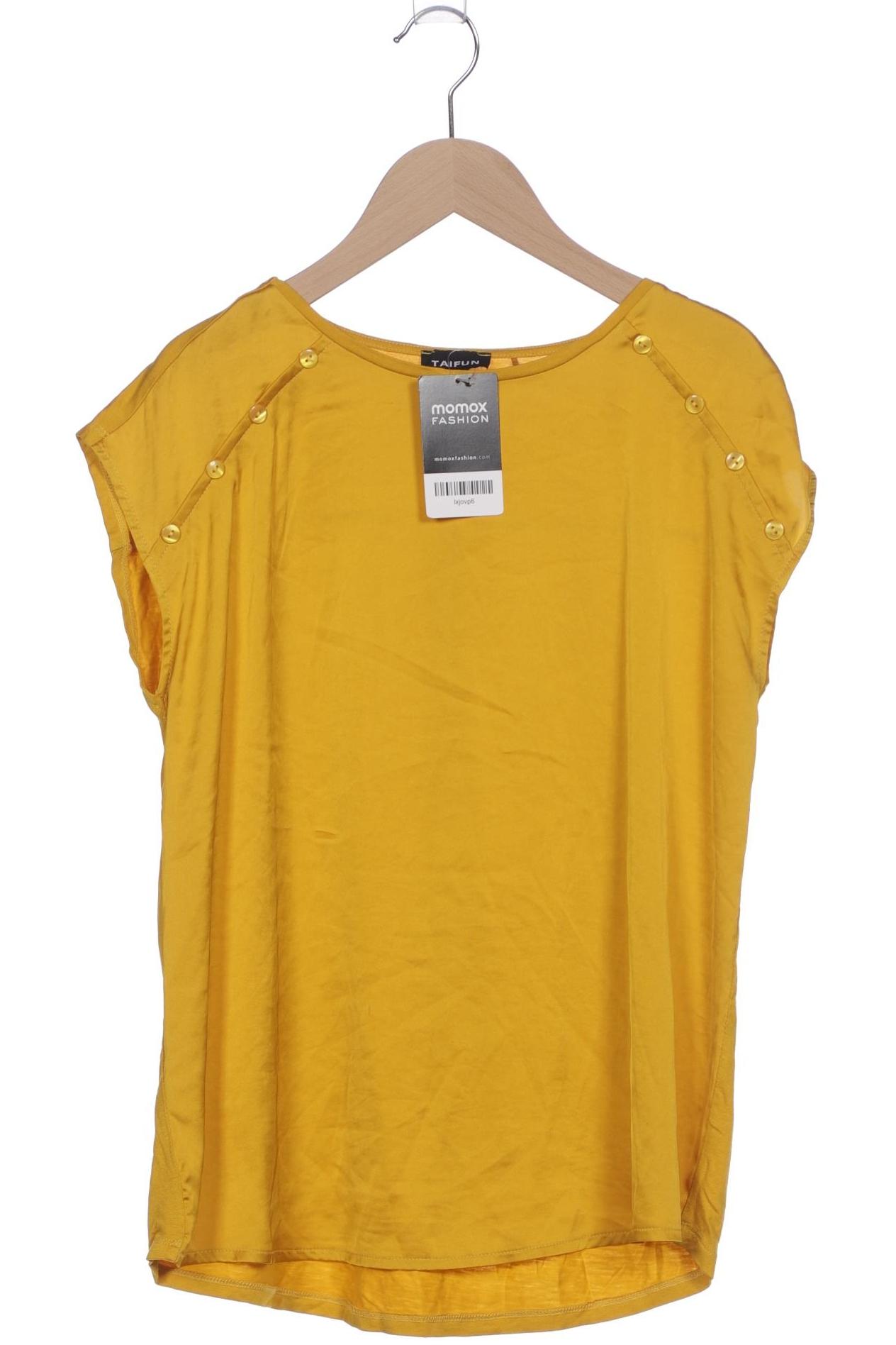 

Taifun Damen T-Shirt, gelb, Gr. 38