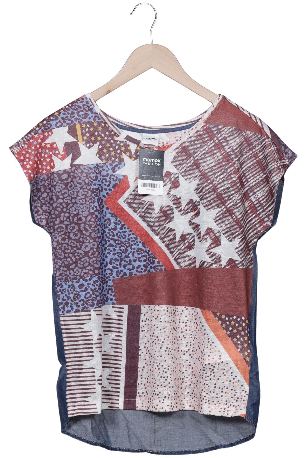 

Taifun Damen T-Shirt, blau, Gr. 36