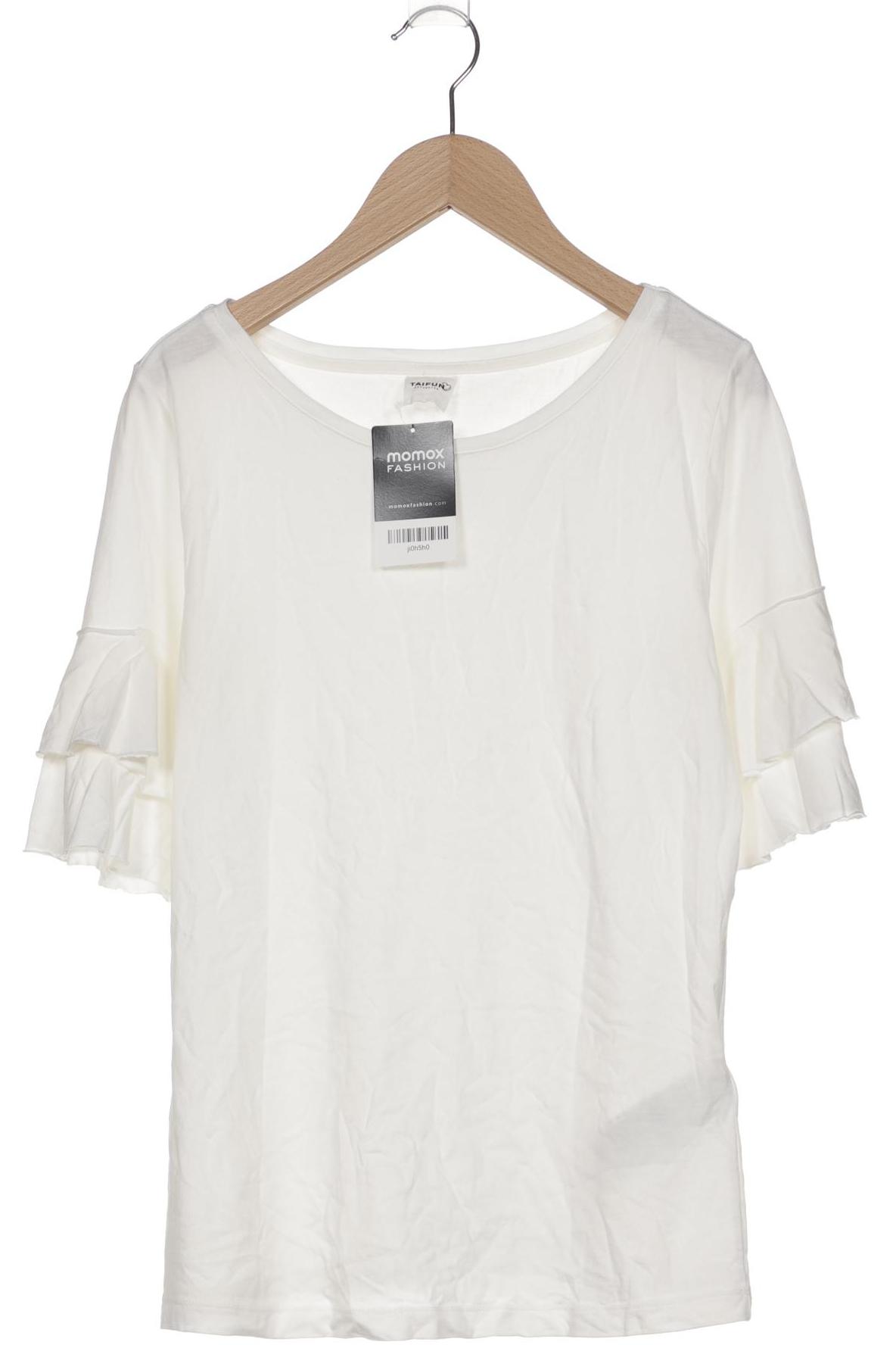 

Taifun Damen T-Shirt, weiß, Gr. 36