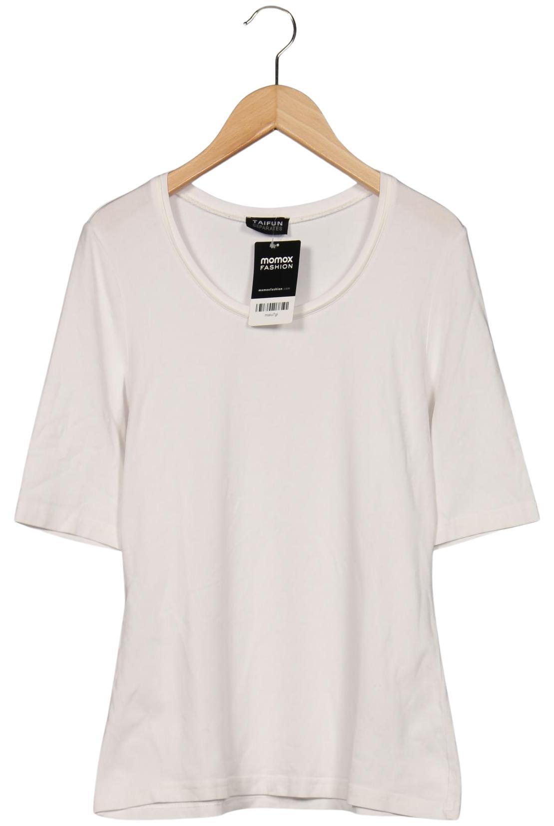 

Taifun Damen T-Shirt, weiß, Gr. 38