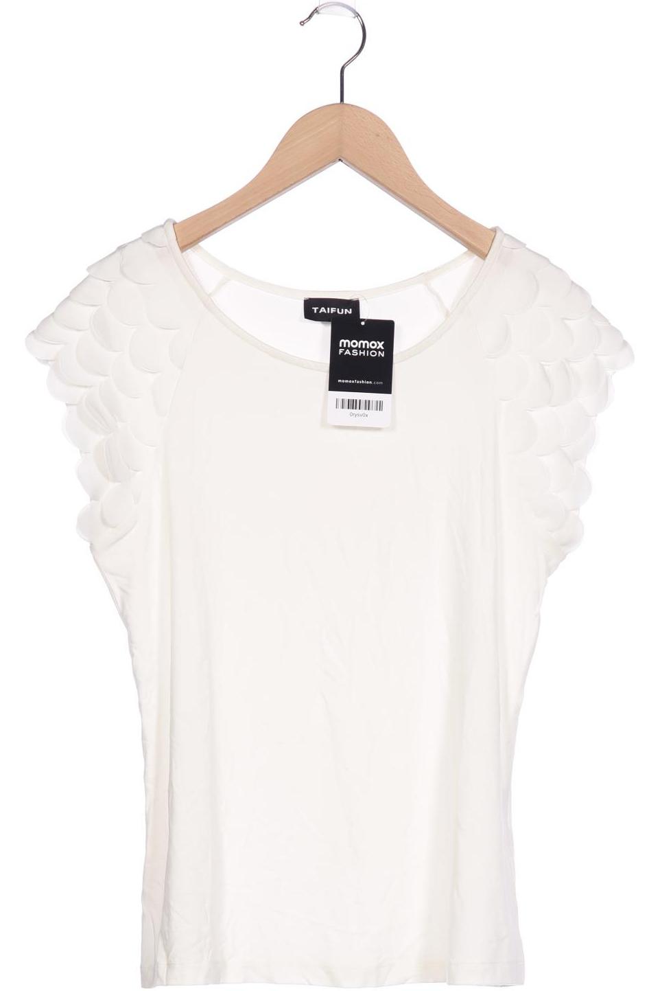 

Taifun Damen T-Shirt, cremeweiß, Gr. 38