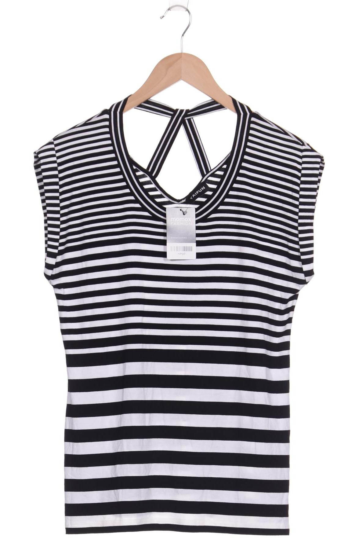 

Taifun Damen T-Shirt, schwarz, Gr. 40