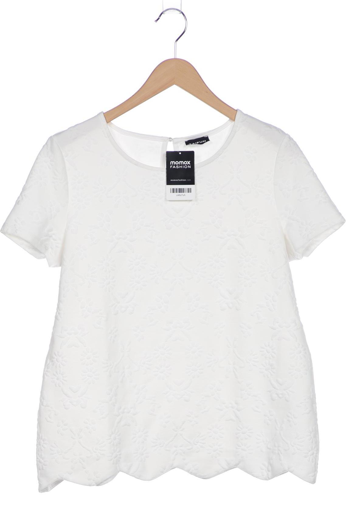 

Taifun Damen T-Shirt, weiß, Gr. 40