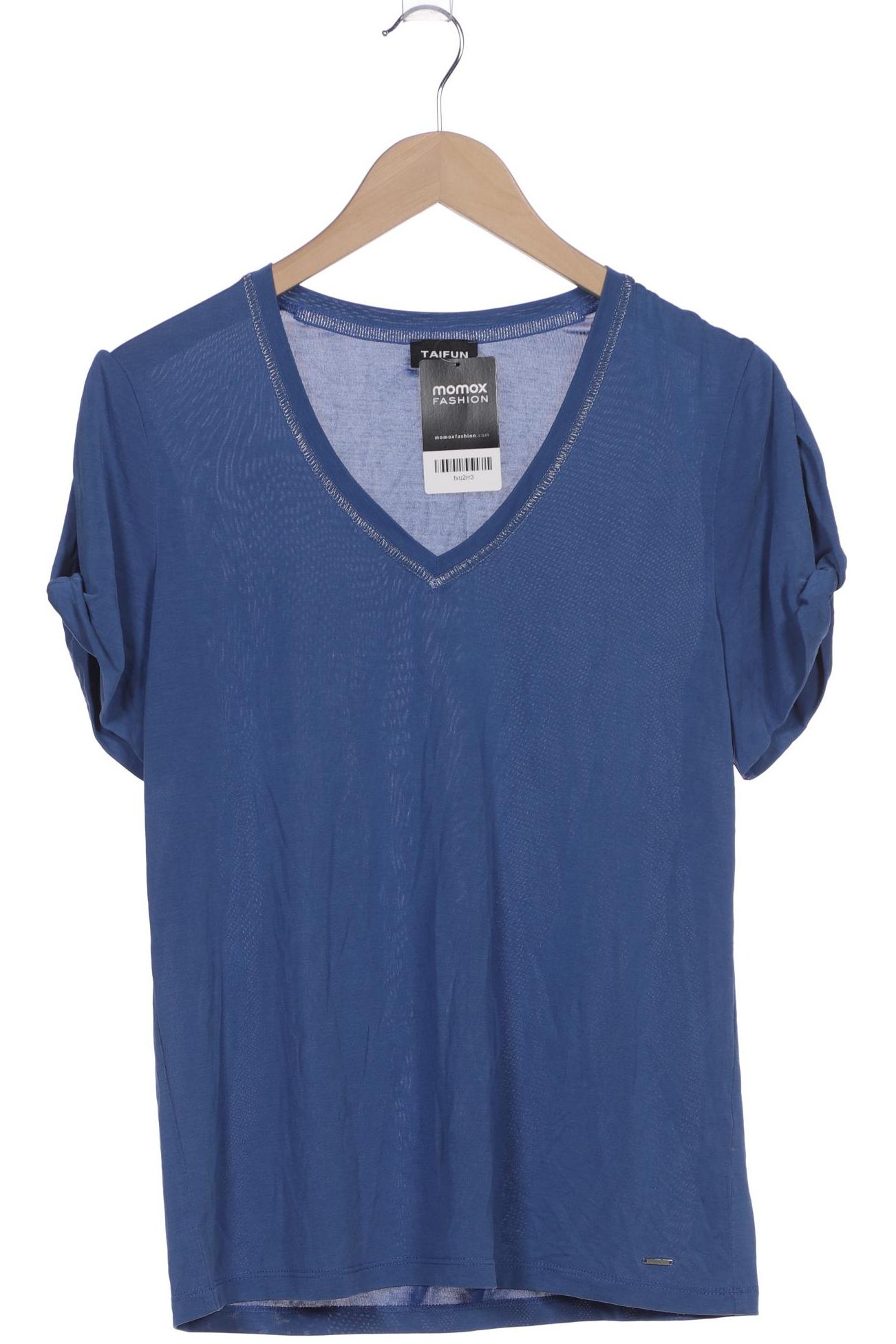 

Taifun Damen T-Shirt, blau, Gr. 38