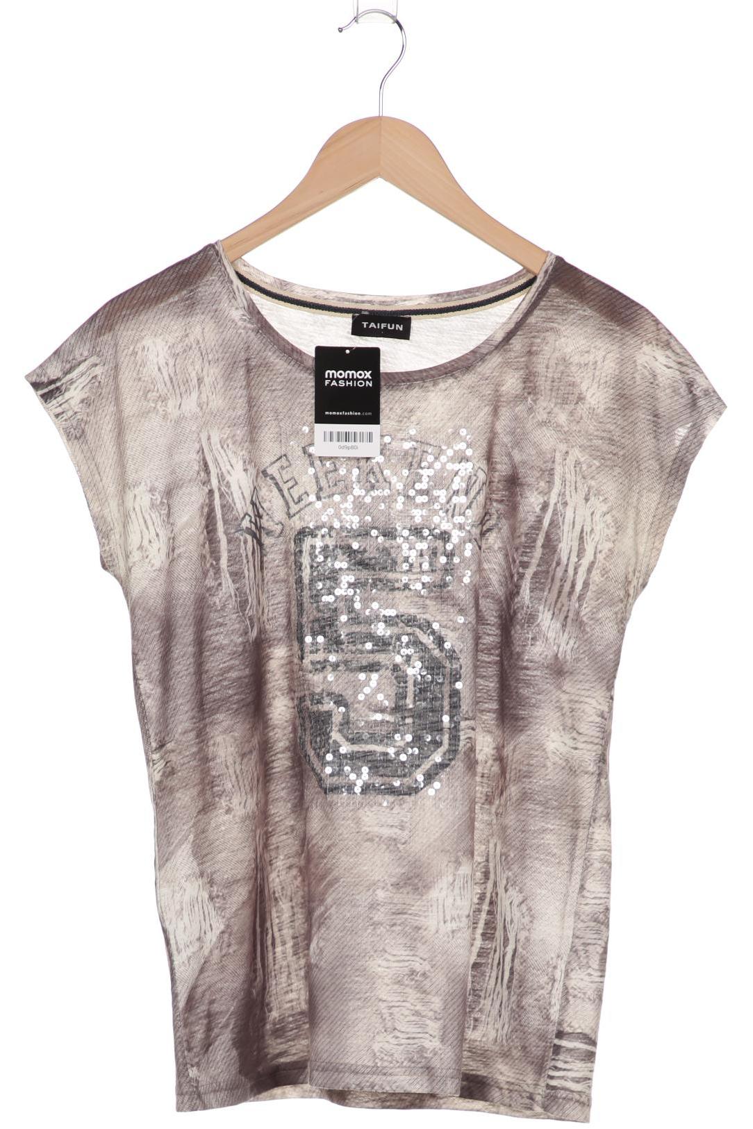 

Taifun Damen T-Shirt, grau, Gr. 38