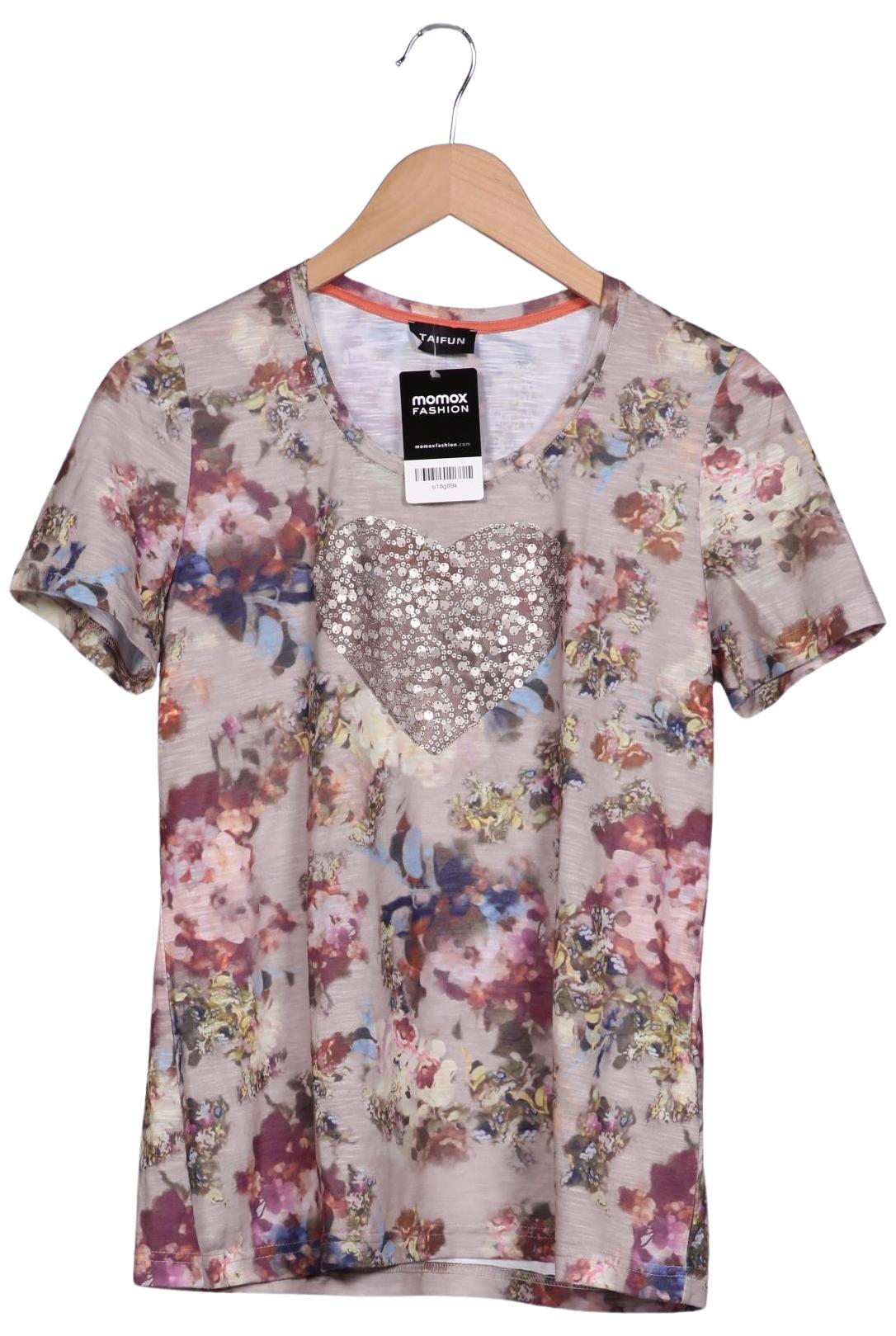 

Taifun Damen T-Shirt, beige, Gr. 40