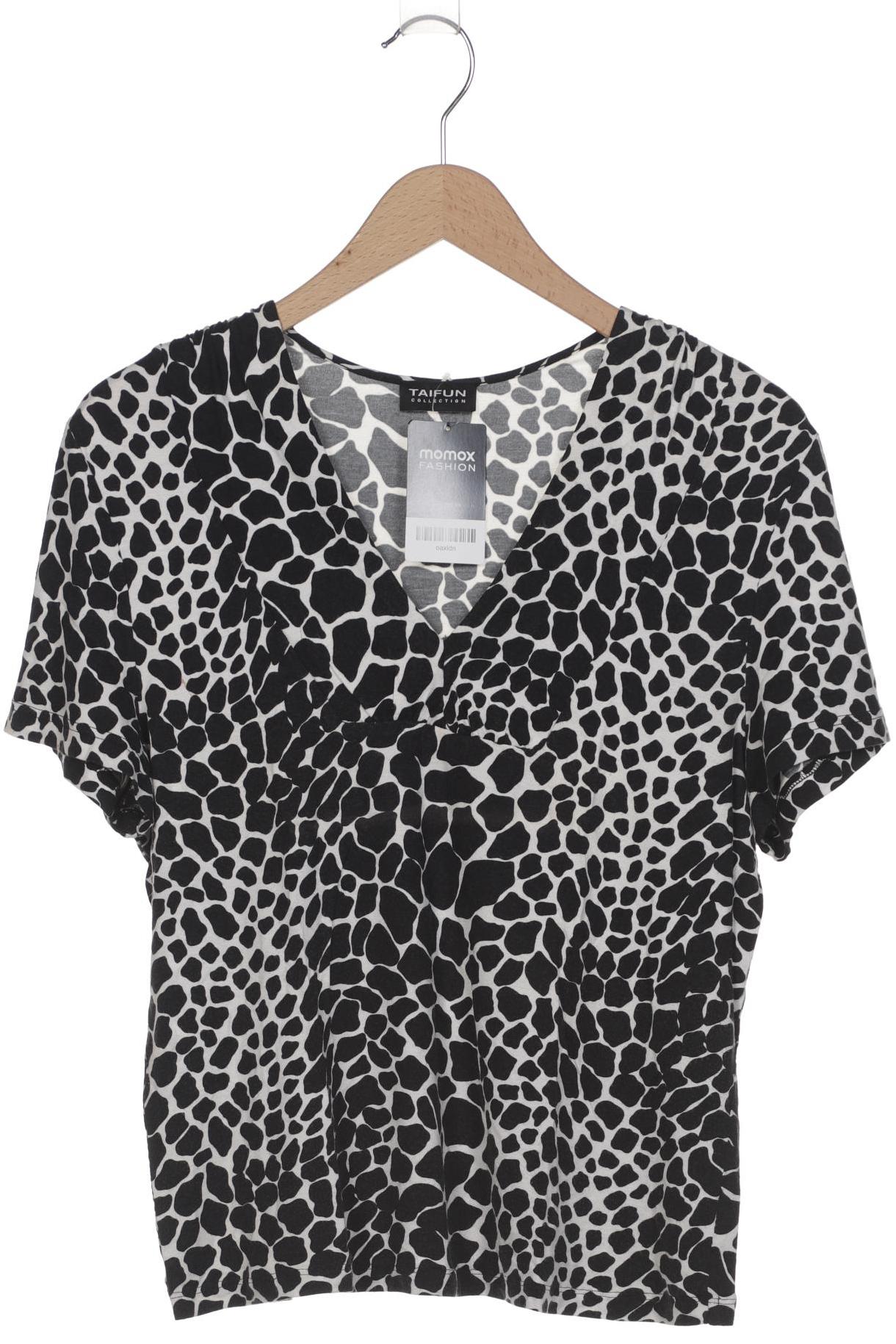 

Taifun Damen T-Shirt, schwarz, Gr. 38
