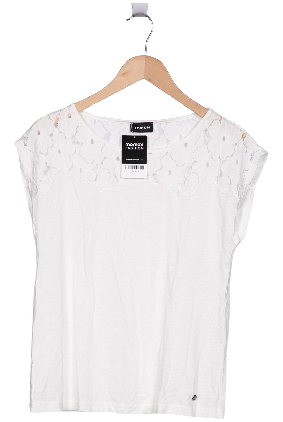 

Taifun Damen T-Shirt, weiß, Gr. 38