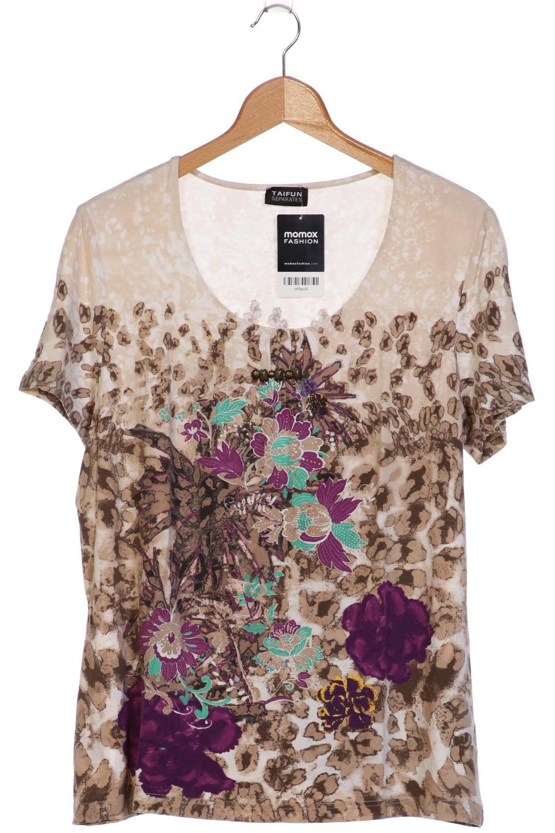 

Taifun Damen T-Shirt, beige, Gr. 44