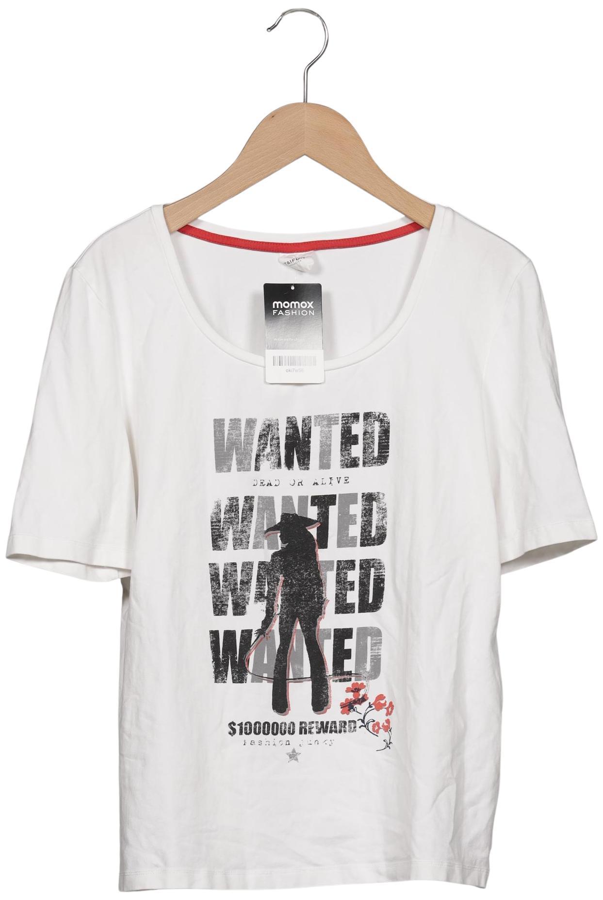 

Taifun Damen T-Shirt, weiß, Gr. 42