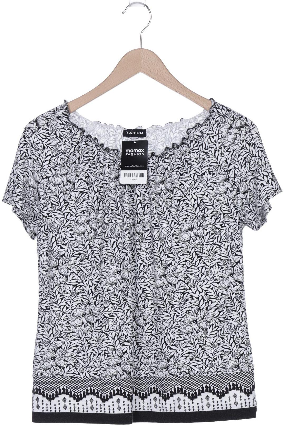 

Taifun Damen T-Shirt, schwarz, Gr. 38