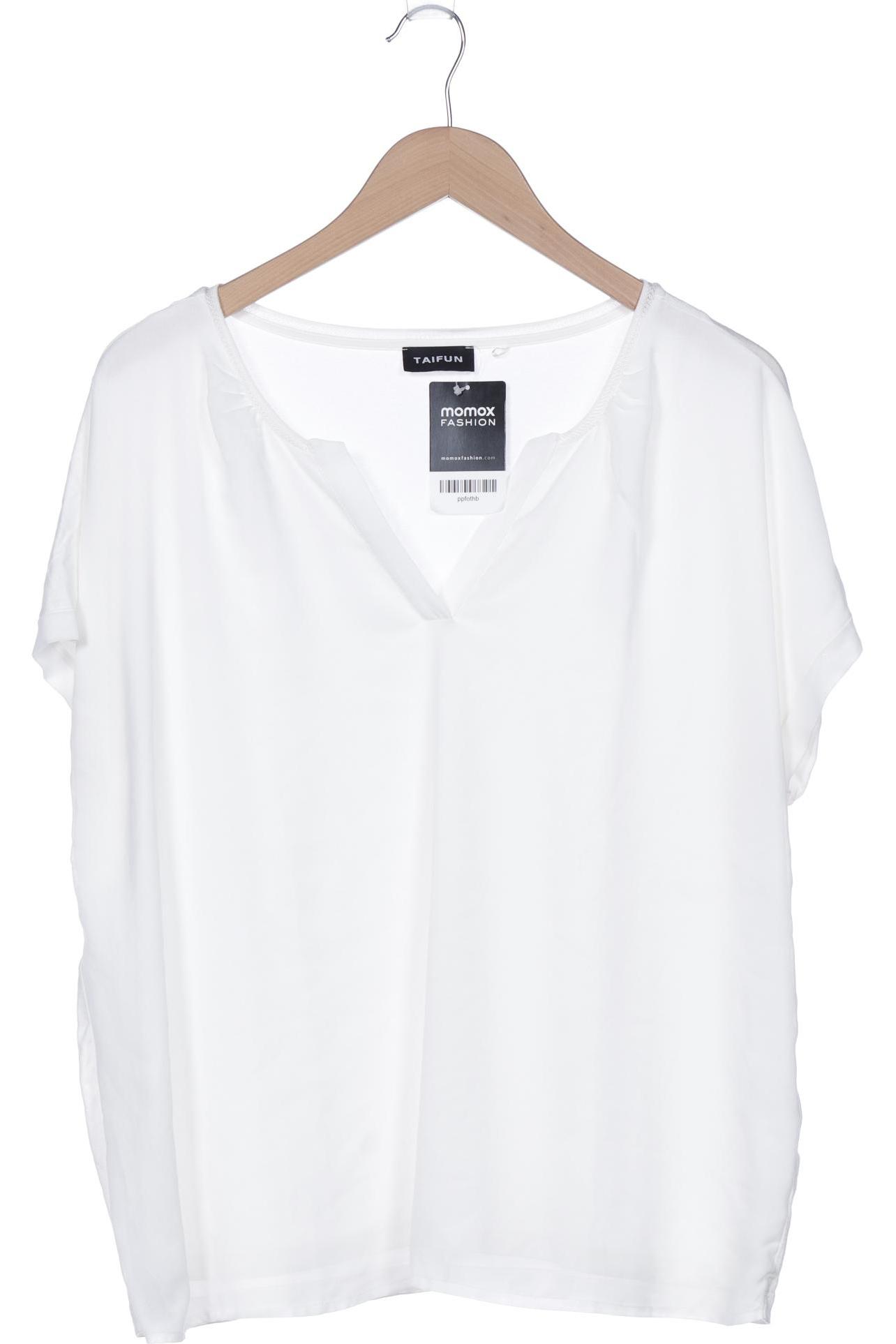

Taifun Damen T-Shirt, weiß, Gr. 46