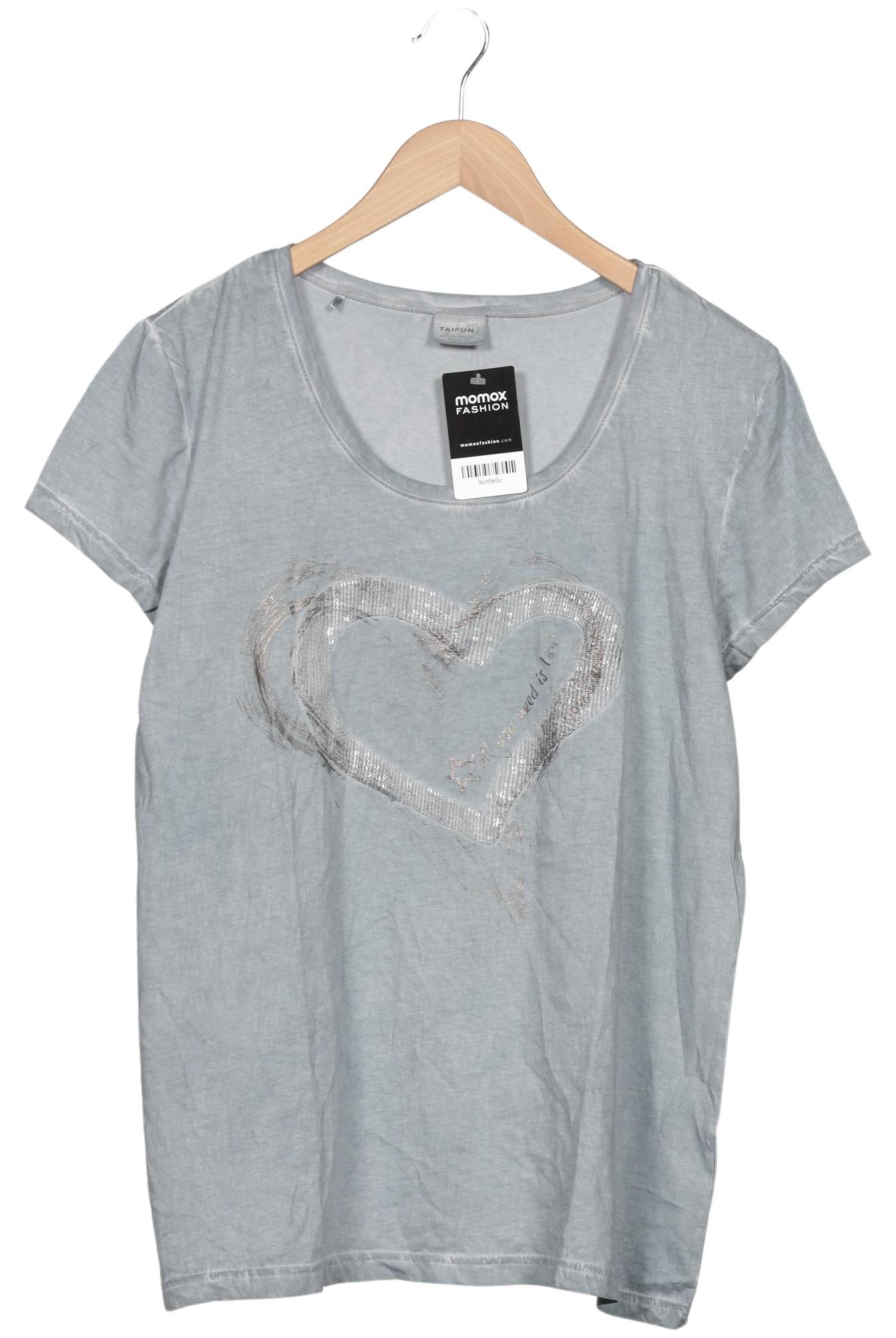 

Taifun Damen T-Shirt, türkis, Gr. 44